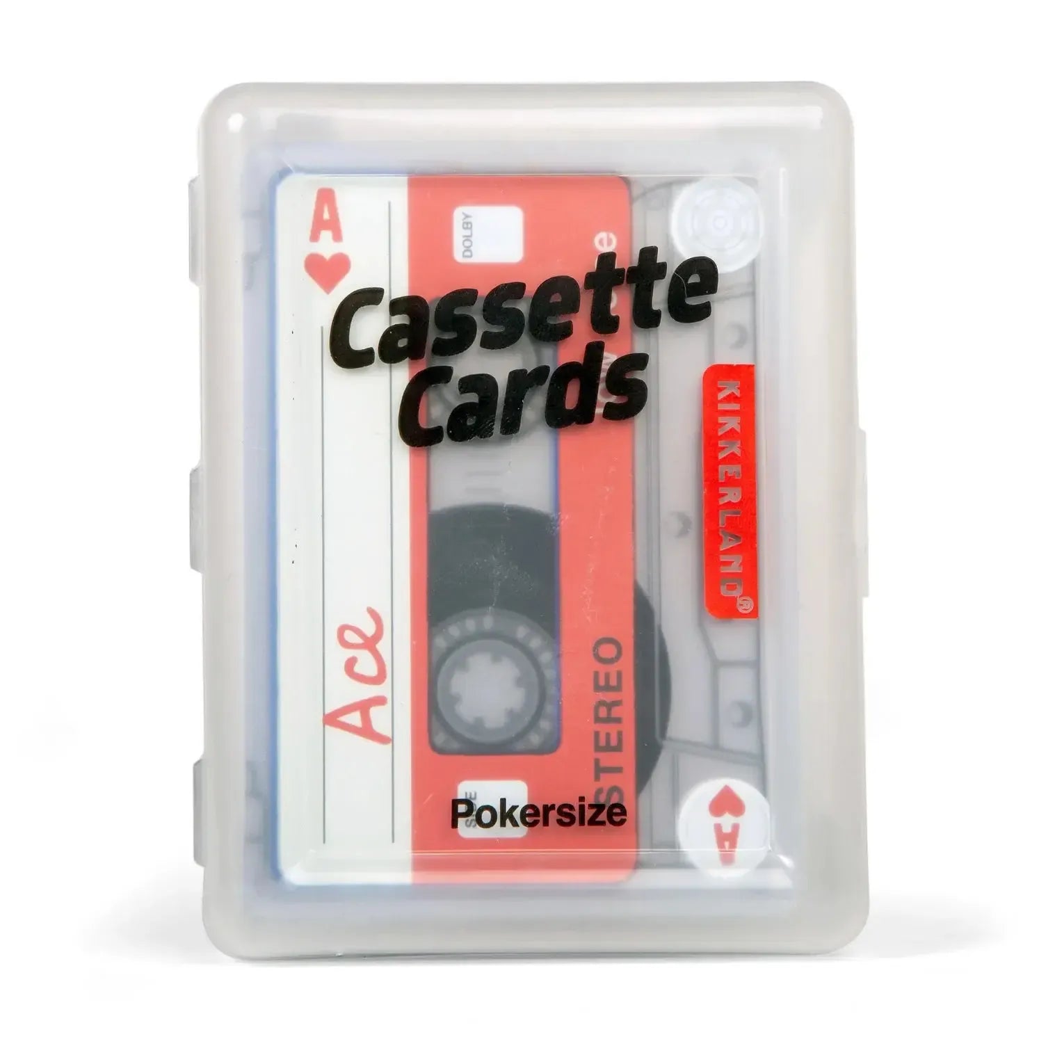 Cassette Playing Cards-Fun & Games-Kikkerland-The Bay Room