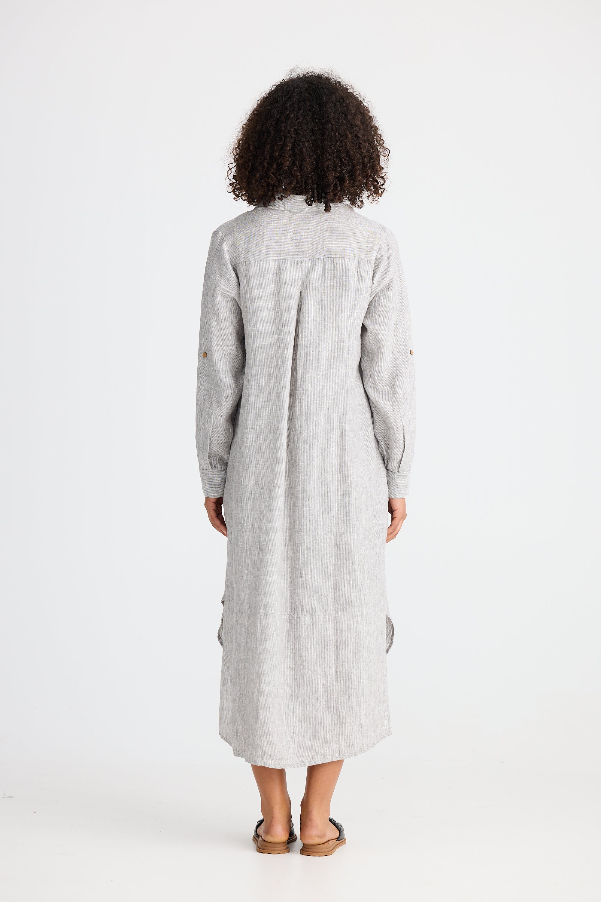 Castro Overshirt - Charcoal Fleck-Tops-The Shanty Corporation-The Bay Room