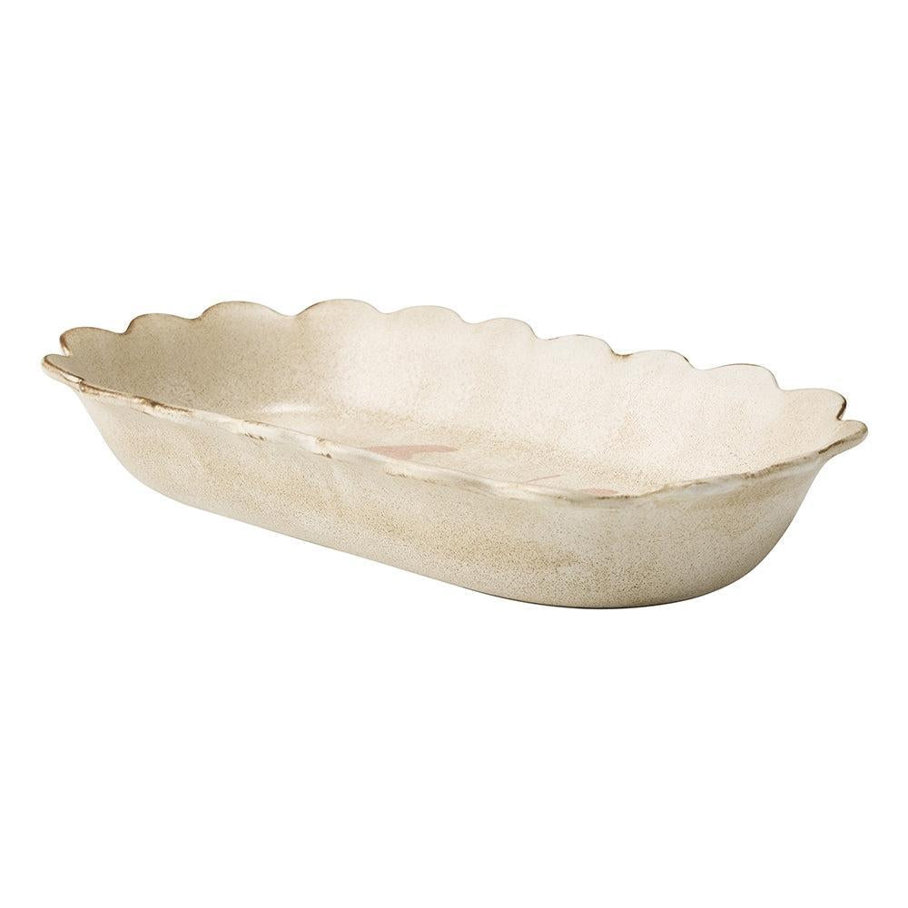 Cecile Oval Serving Platter 29cm Desert Sky-Dining & Entertaining-Ecology-The Bay Room