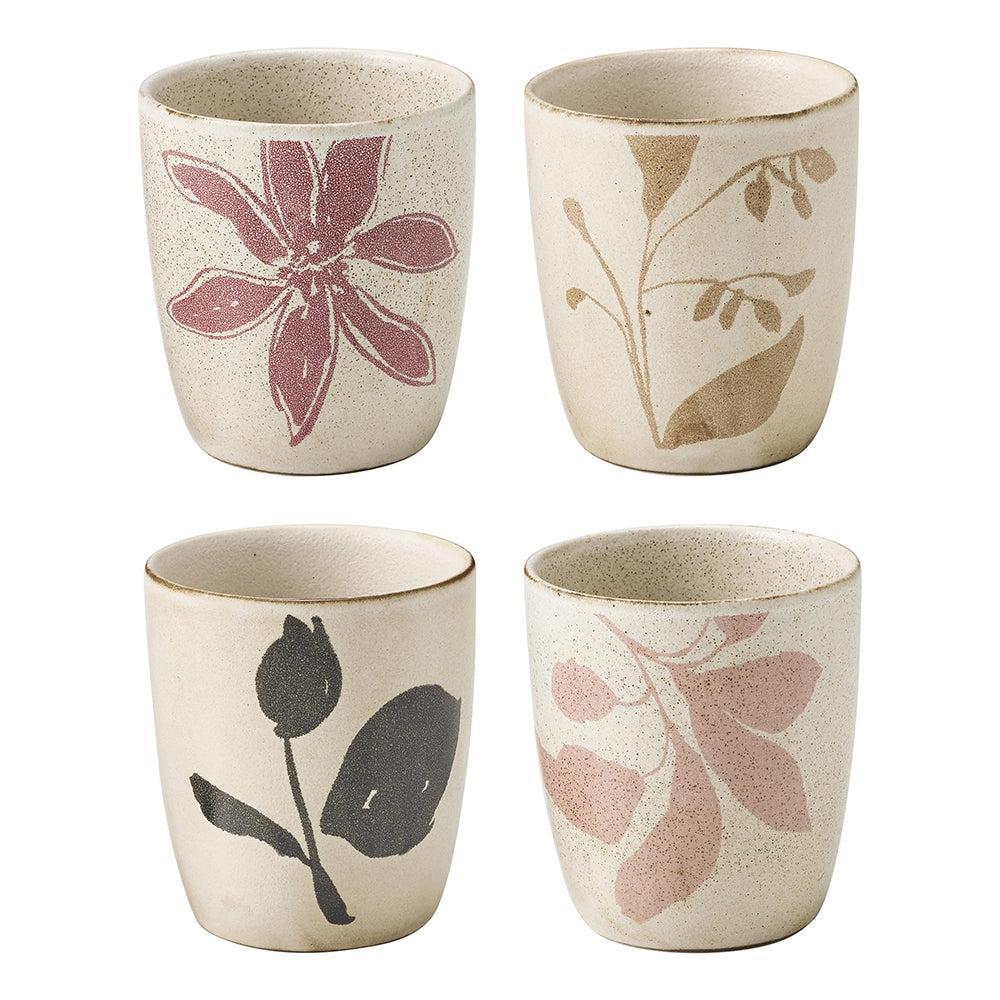 Cecile Set of 4 Latte Cups 210ml-Dining & Entertaining-Ecology-The Bay Room