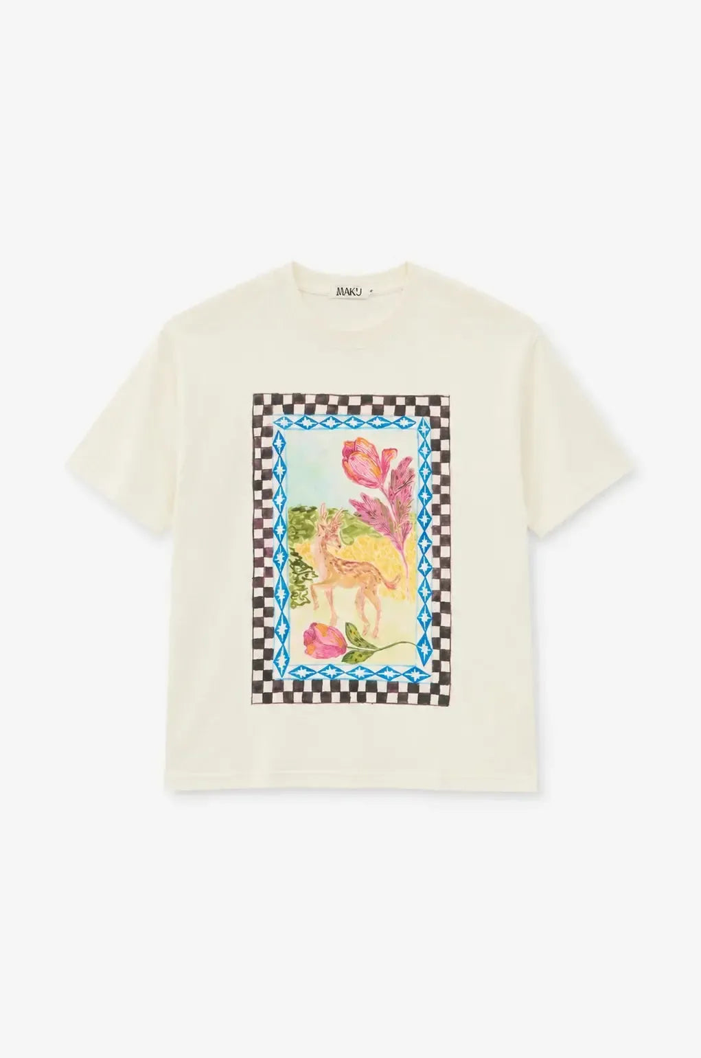 Celestial Garden Oversize Tee-Tops-Maku Studios-The Bay Room