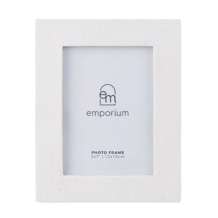 Cement 5x7" Photo Frame-Decor Items-Emporium-The Bay Room