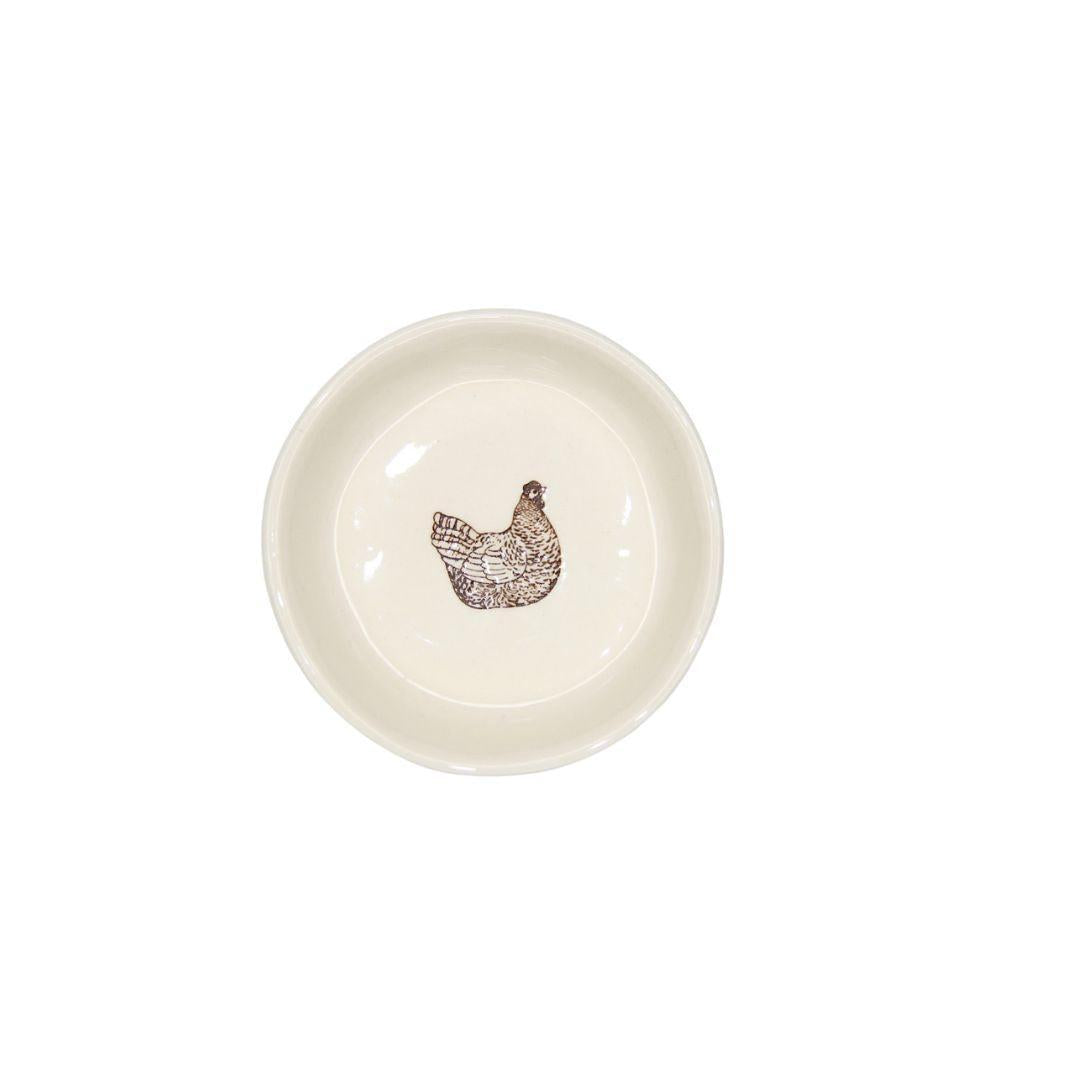 Ceramic Dish Chook-Decor Items-DWBH-The Bay Room