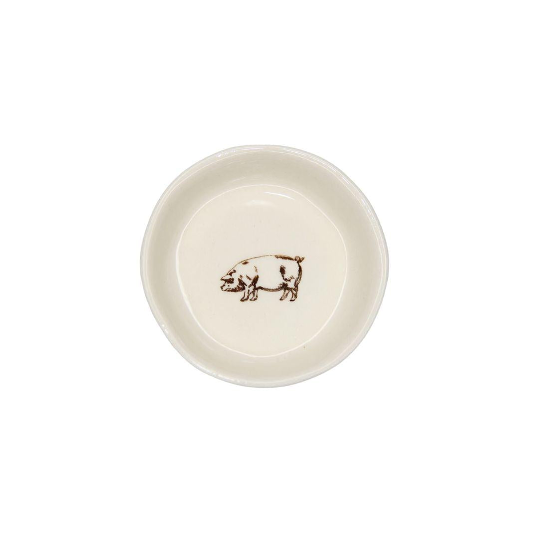 Ceramic Dish Pig-Decor Items-DWBH-The Bay Room
