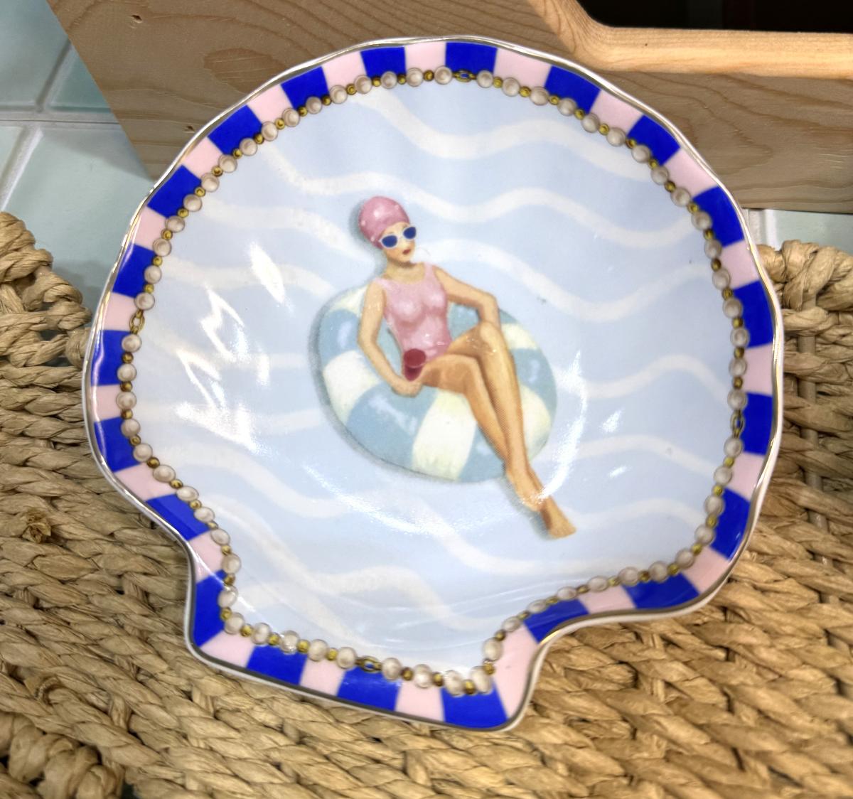 Ceramic Trinket Dish Float-Decor Items-DWBH-The Bay Room