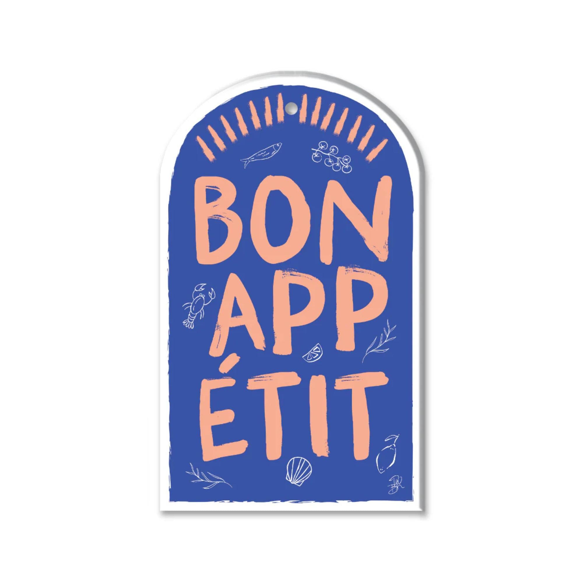 Ceramic Trivet/Wall Tile - Bon Appetit-Dining & Entertaining-DWBH-The Bay Room