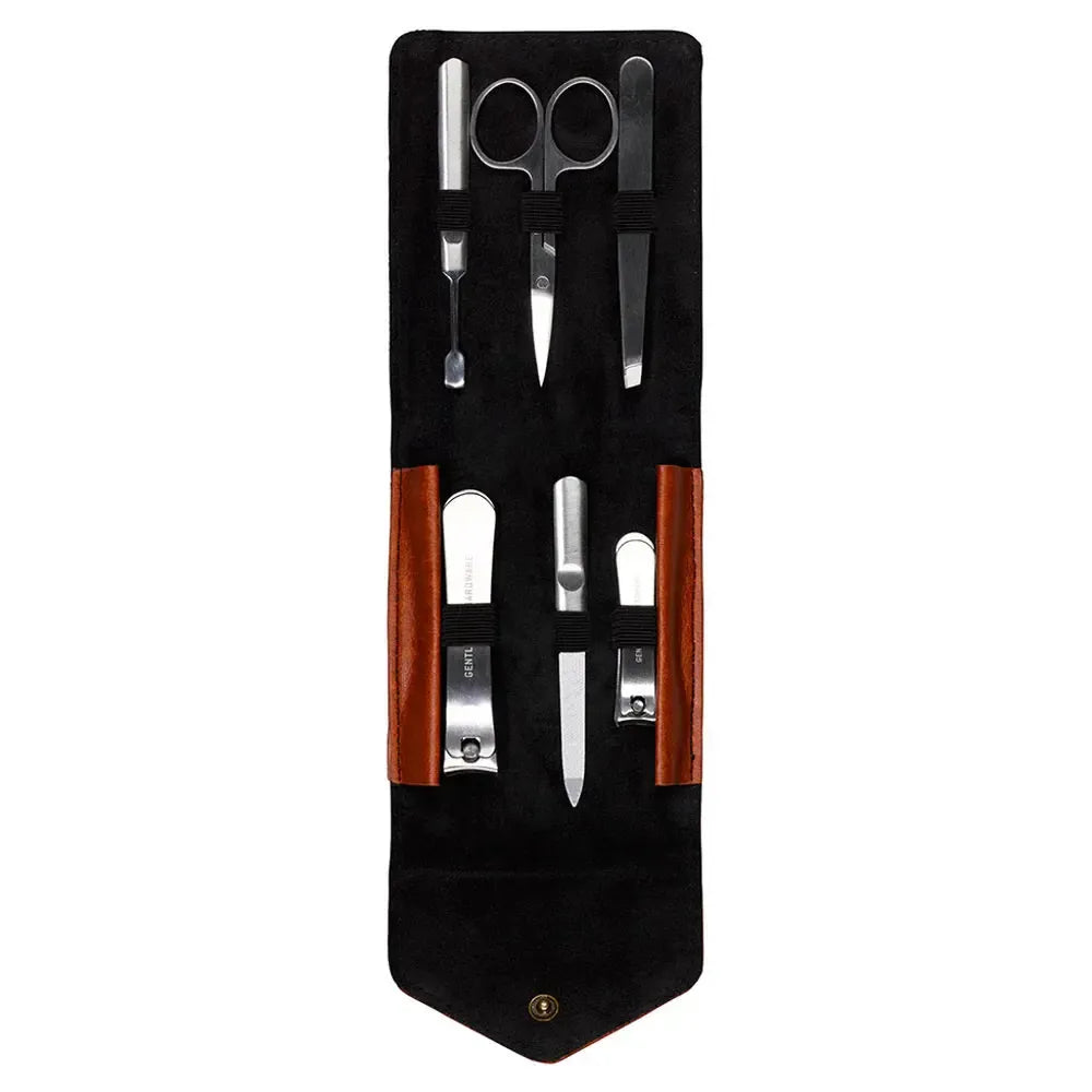 Charcoal Canvas Manicure Set-Beauty & Well-Being-Designworks Collective-The Bay Room