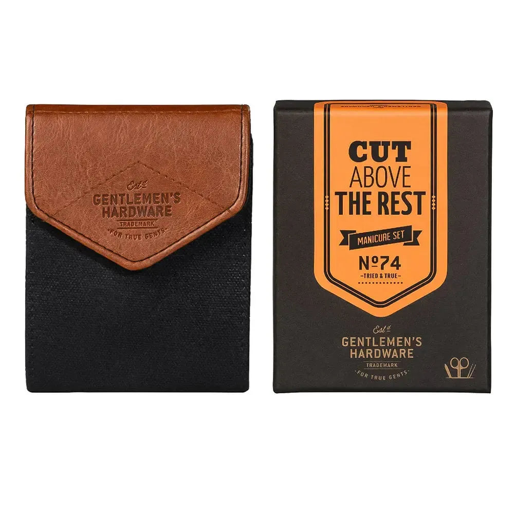 Charcoal Canvas Manicure Set-Beauty & Well-Being-Designworks Collective-The Bay Room