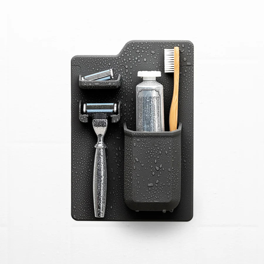 The Harvey Toothbrush & Razor Holder - Charcoal