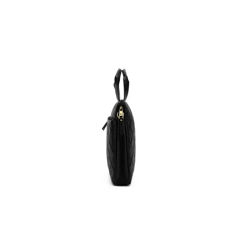 Charlie Black Computer Bag-Bags & Clutches-Black Caviar Designs-The Bay Room