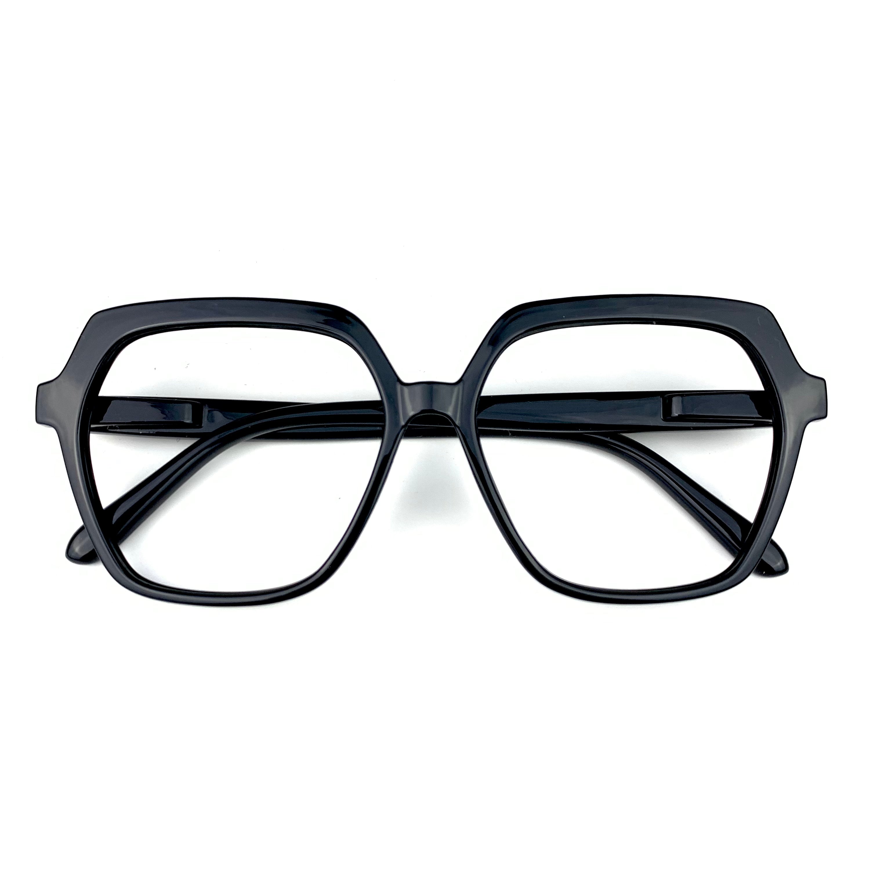 Charlotte Anti-Blue Reading Glasses - Black-Headwear & Sunglasses-Captivated Soul-The Bay Room