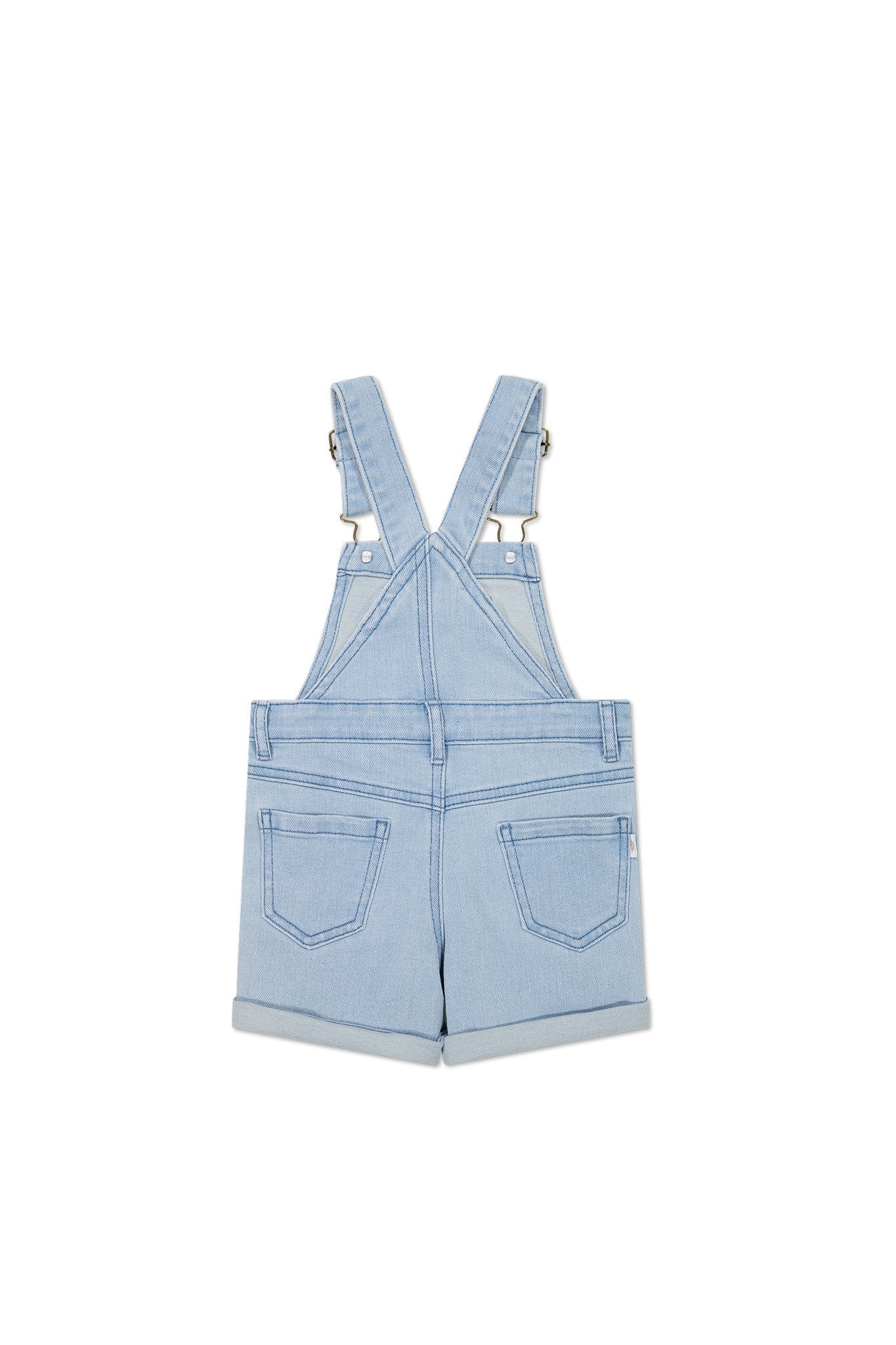 Chase Twill Short Overall - Washed Denim-Clothing & Accessories-Jamie Kay-The Bay Room