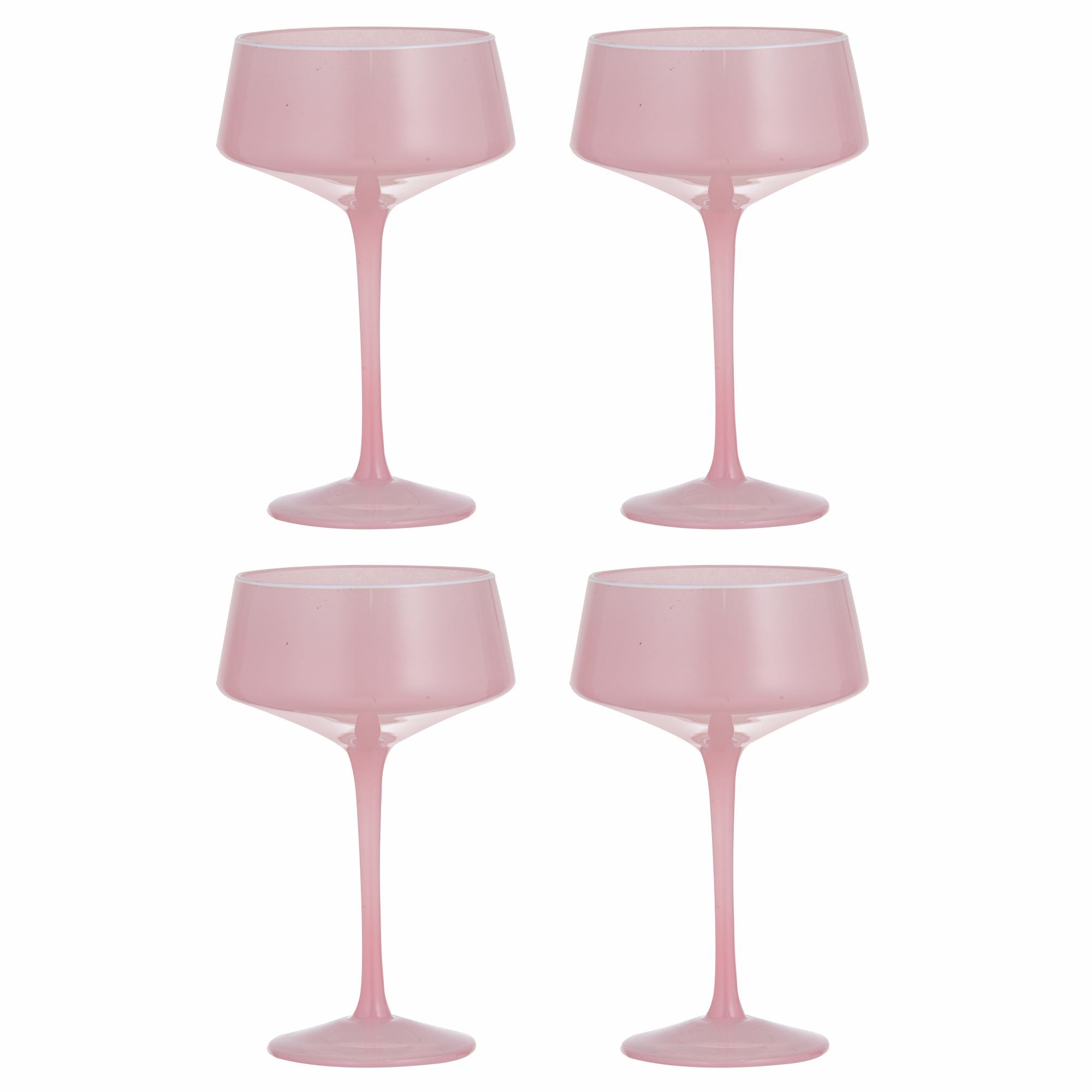 Chelsea Blush 4pk Coupe Glass-Dining & Entertaining-Ladelle-The Bay Room