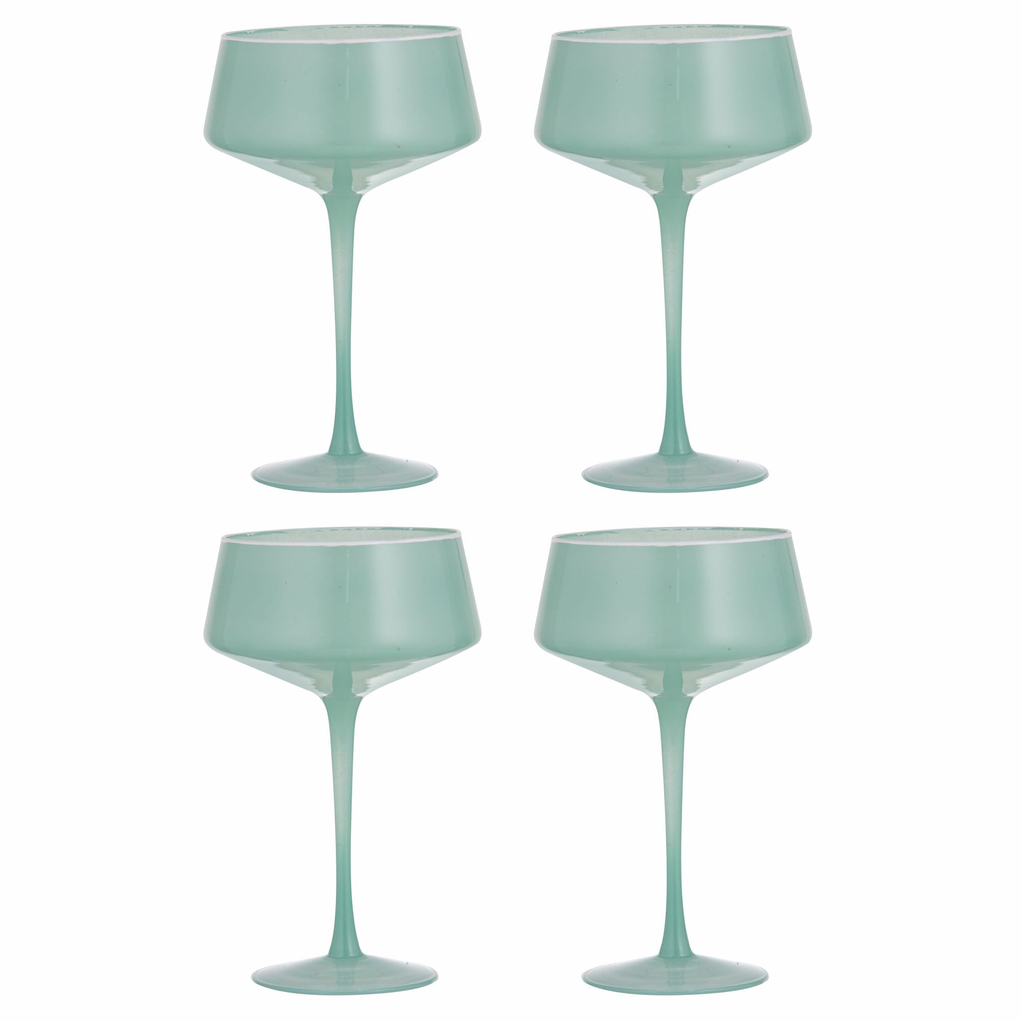 Chelsea Mint 4pk Coupe Glass-Dining & Entertaining-Ladelle-The Bay Room