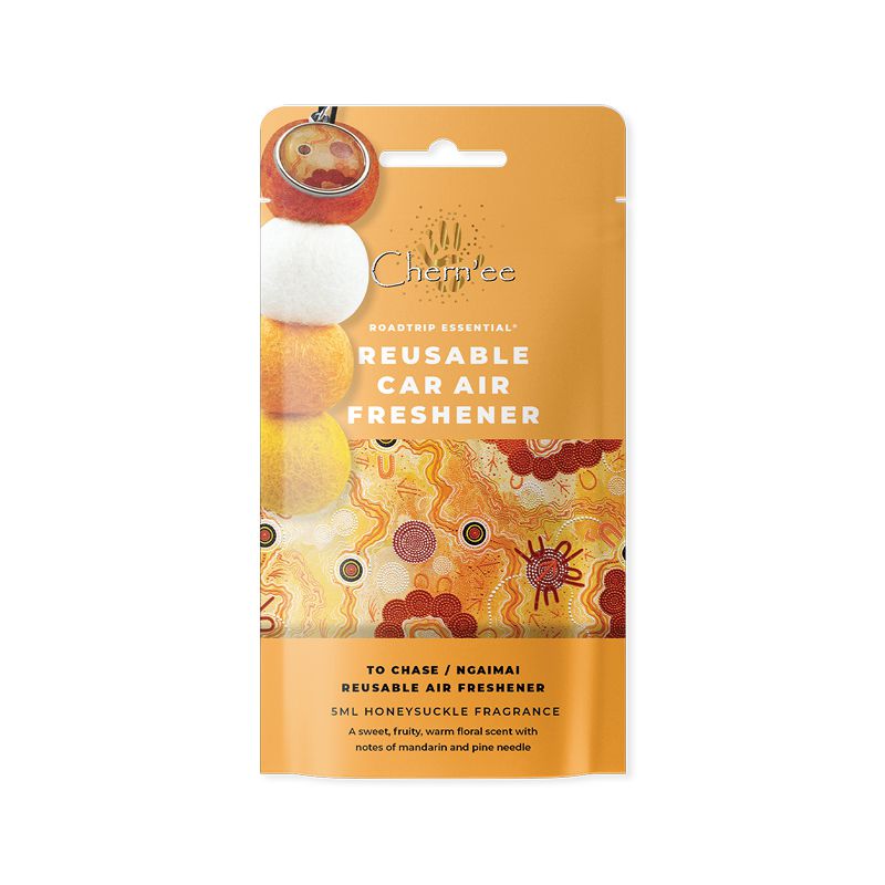 Chern'ee Sutton Reusable Air Freshener - To Chase / Ngaimai + Honeysuckle-Candles & Fragrances-Road Trip Essential-The Bay Room