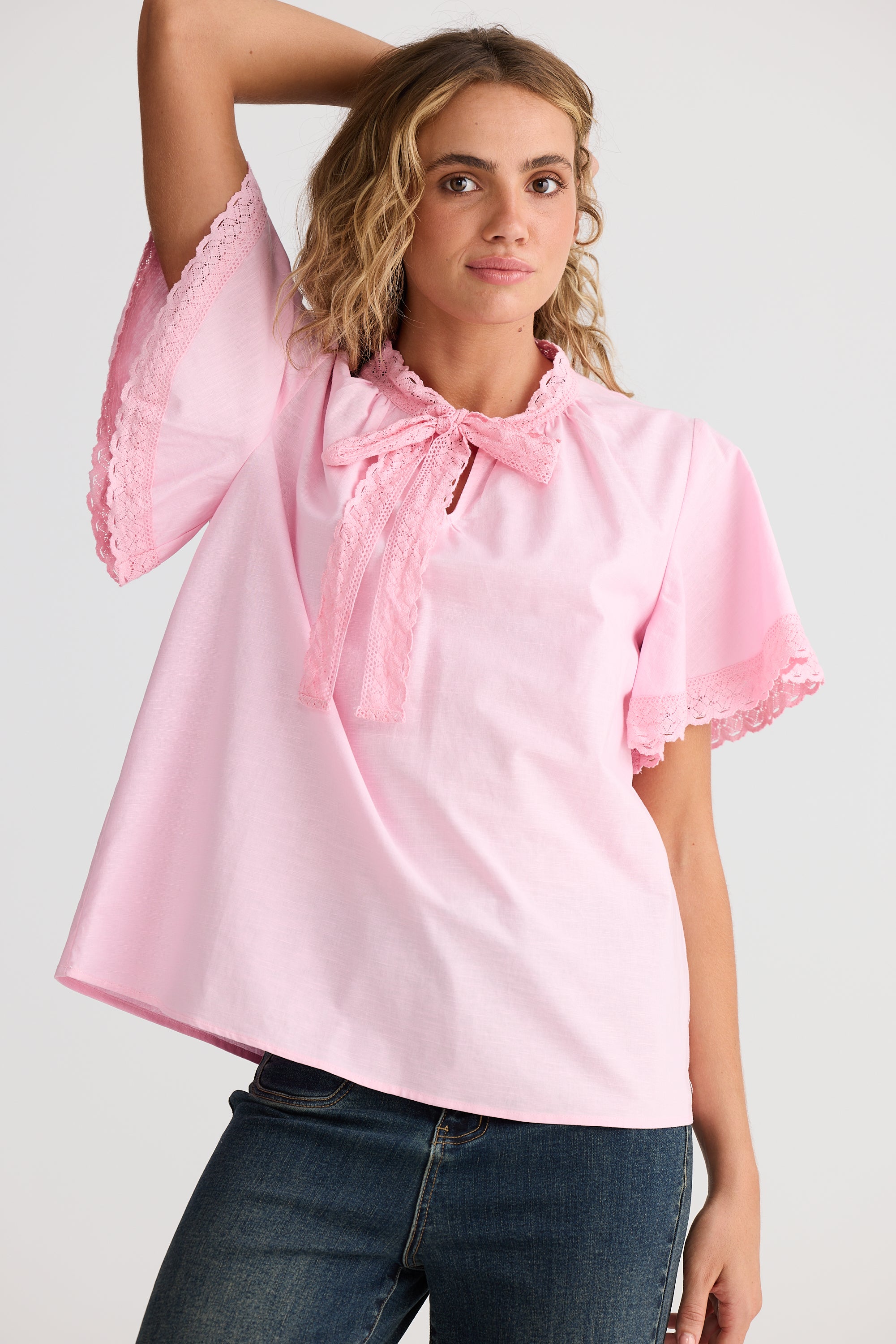 Cherri Top - Soft Pink-Tops-Talisman-The Bay Room