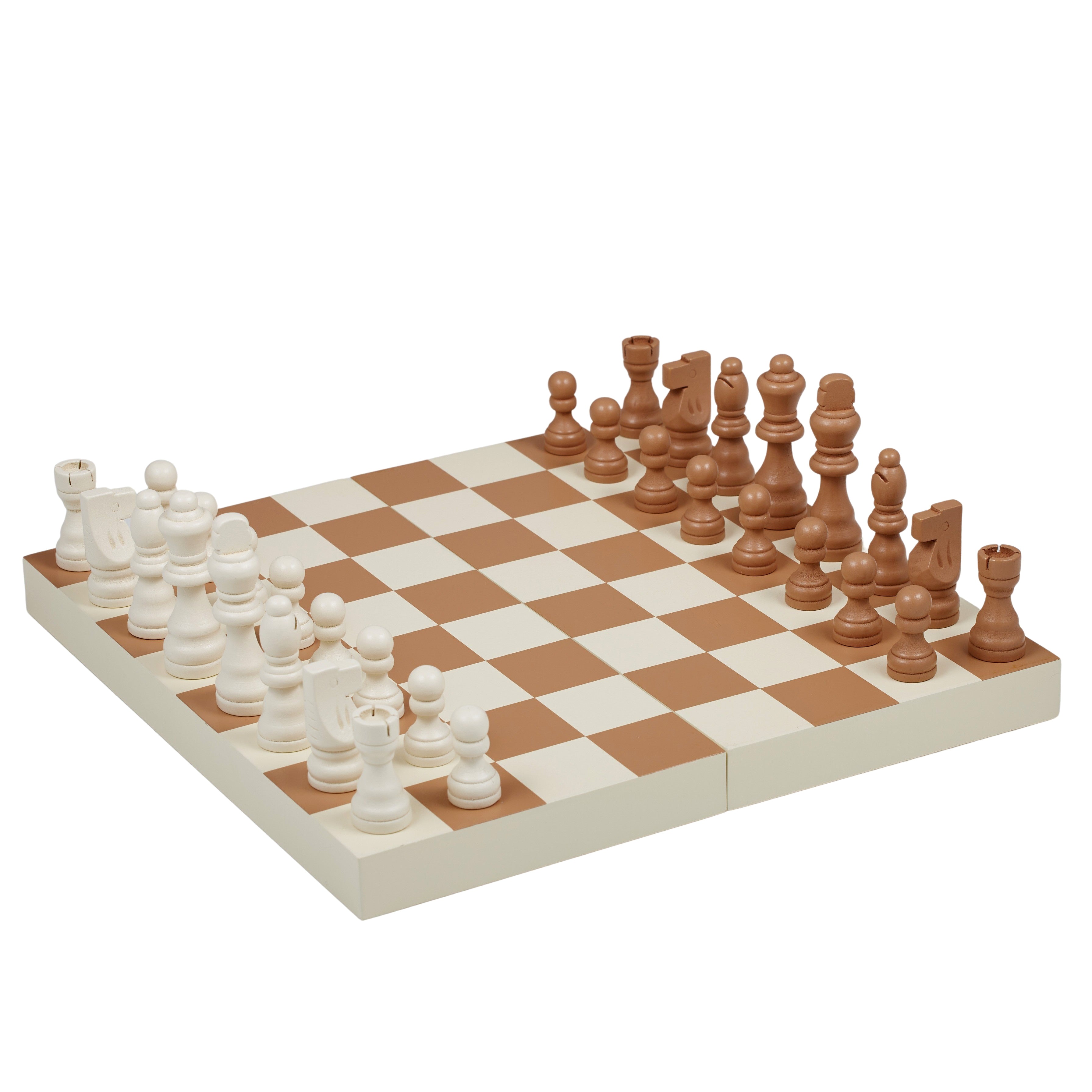 Chess Board Wood Game-Fun & Games-Coast To Coast Home-The Bay Room