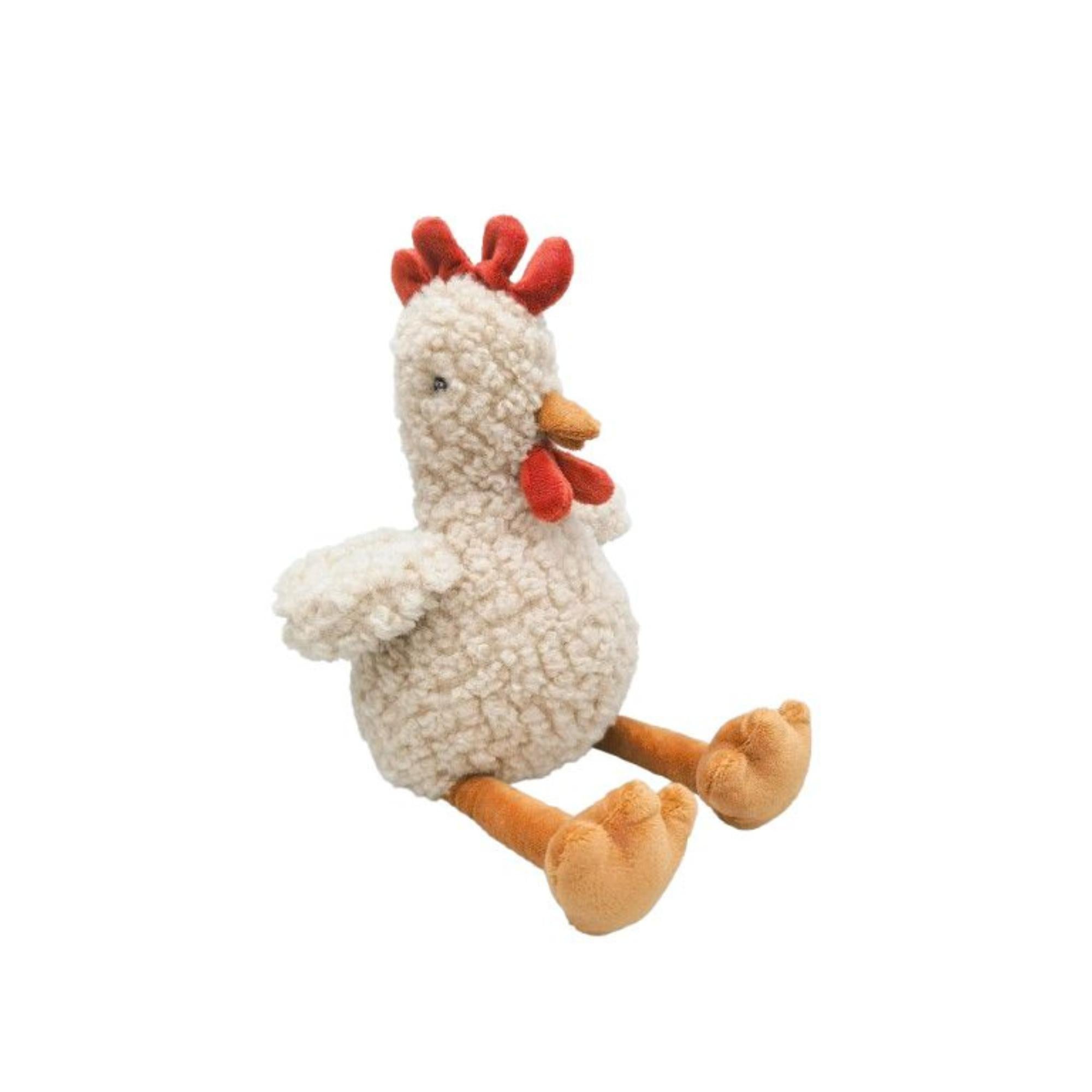 Chicken Toy Beige 15cm-Toys-Urban Products-The Bay Room