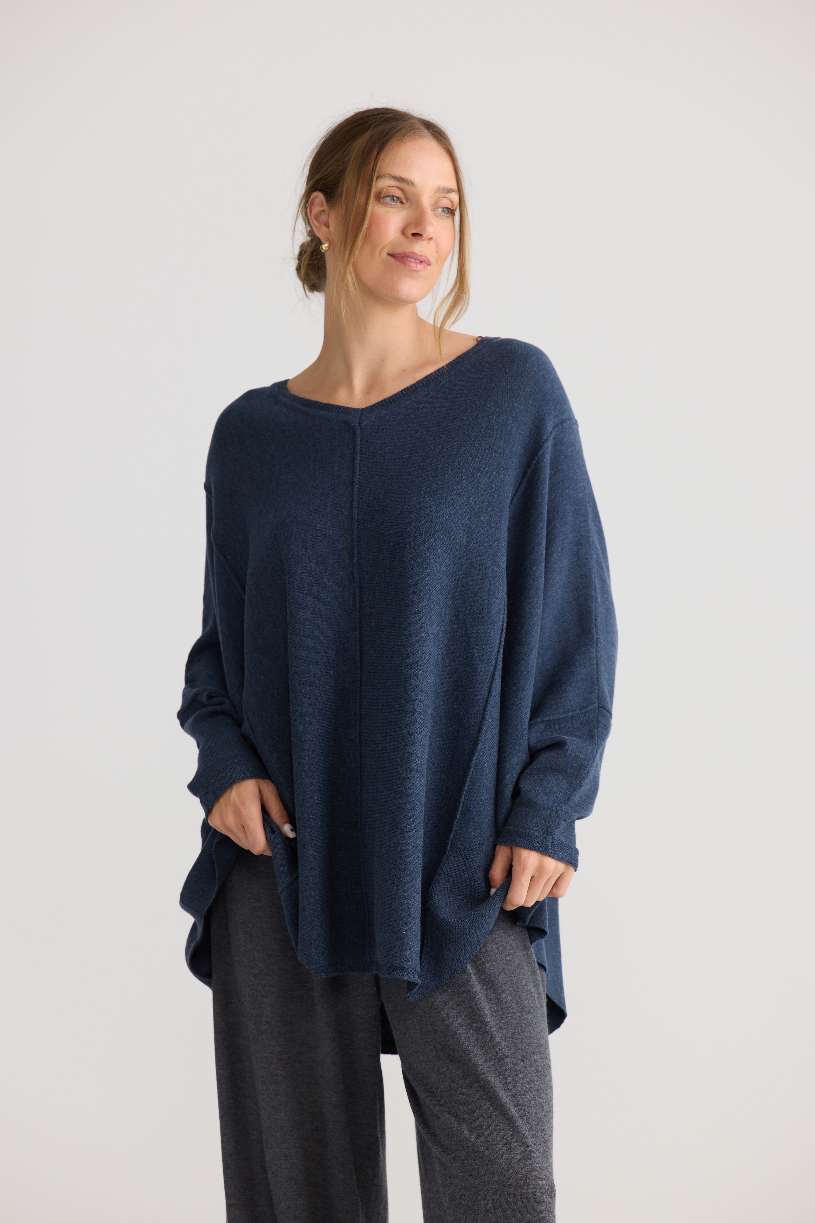 Chill Top - Navy-Tops-Home Love-The Bay Room
