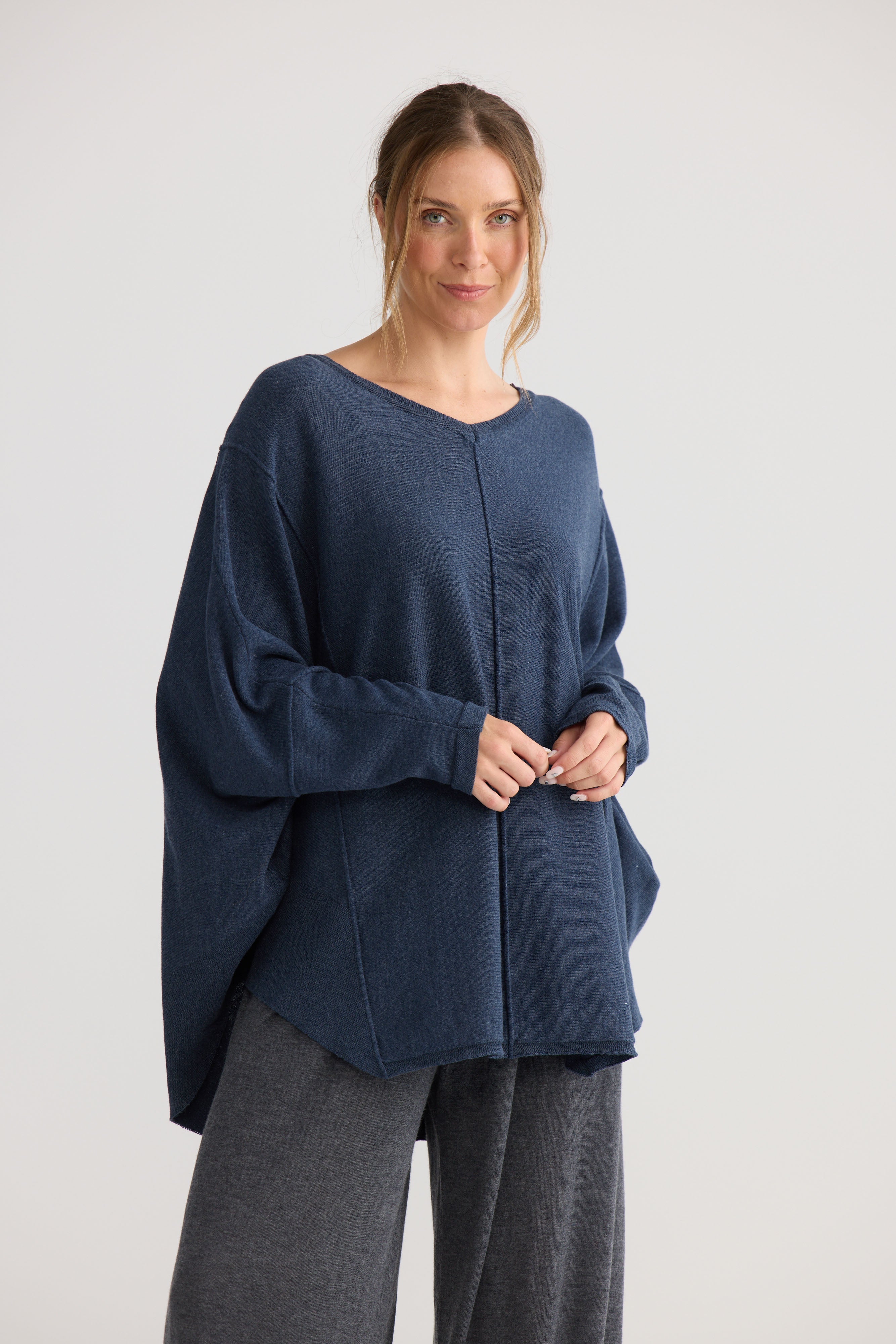 Chill Top - Navy-Tops-Home Love-The Bay Room