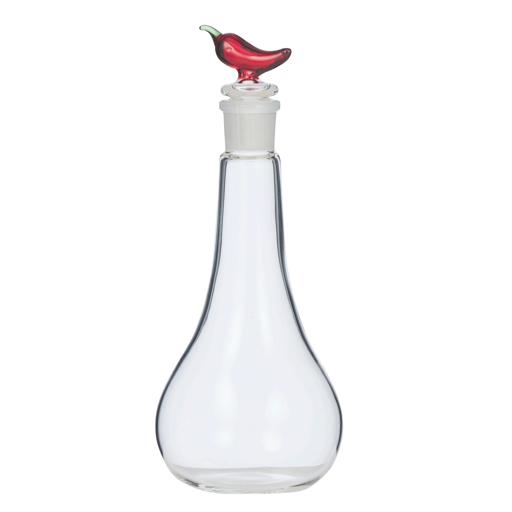 Chilli Glass Oil Bottle 8.5x20cm Red-Dining & Entertaining-Coast To Coast Home-The Bay Room
