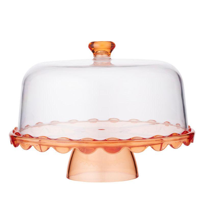 Cibo Acrylic 2-in-1 Server 30x15.5cm Peach-Dining & Entertaining-Coast To Coast Home-The Bay Room