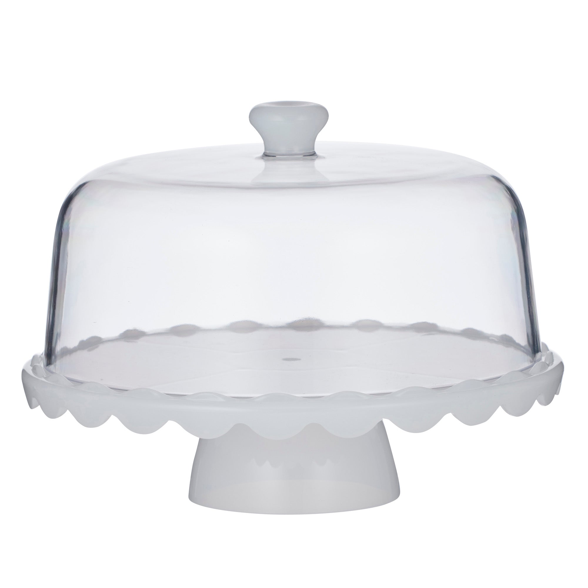 Cibo Acrylic 2-in-1 Server 30x15.5cm White-Dining & Entertaining-Coast To Coast Home-The Bay Room