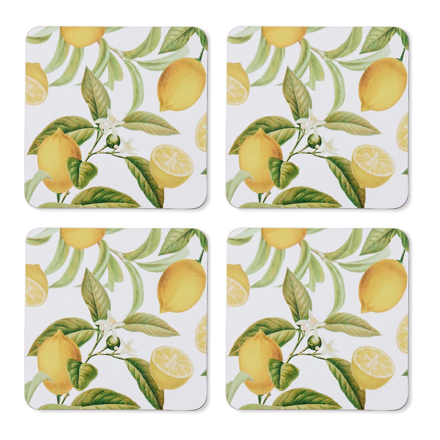 Citrus Square Coaster Set of 4-Dining & Entertaining-Madras Link-The Bay Room