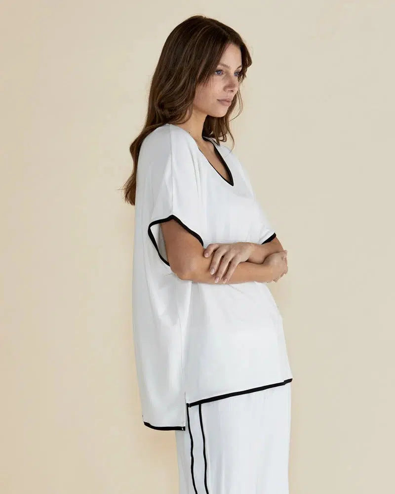 Clara Tee - White-Tops-Betty Basics-The Bay Room