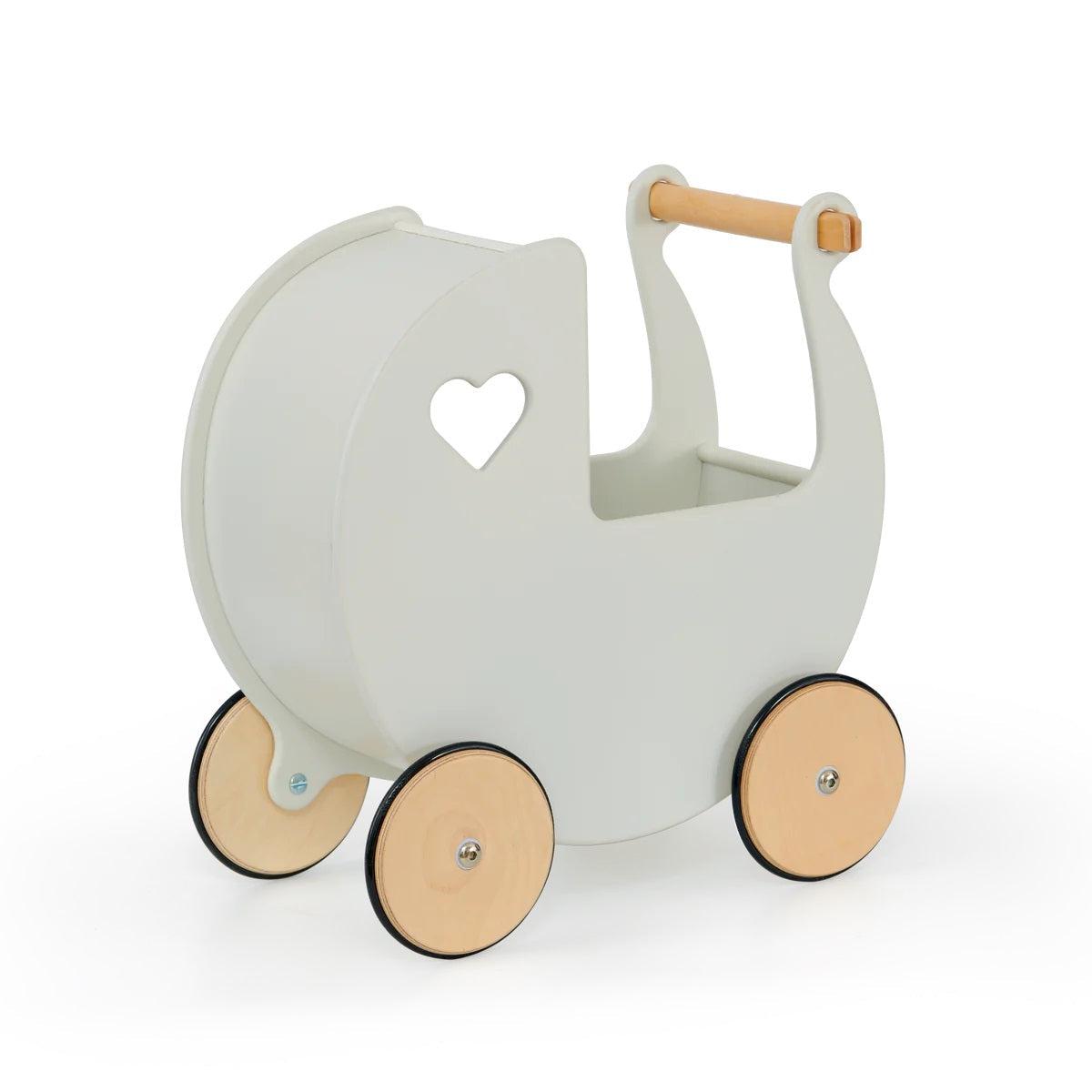 Classic Dolls Pram Off White-Toys-Moover-The Bay Room