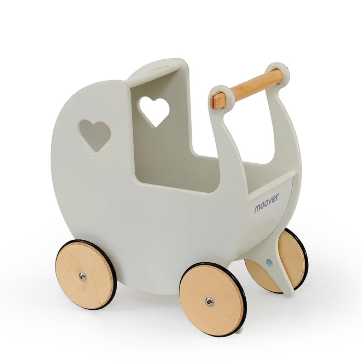 Classic Dolls Pram Off White-Toys-Moover-The Bay Room