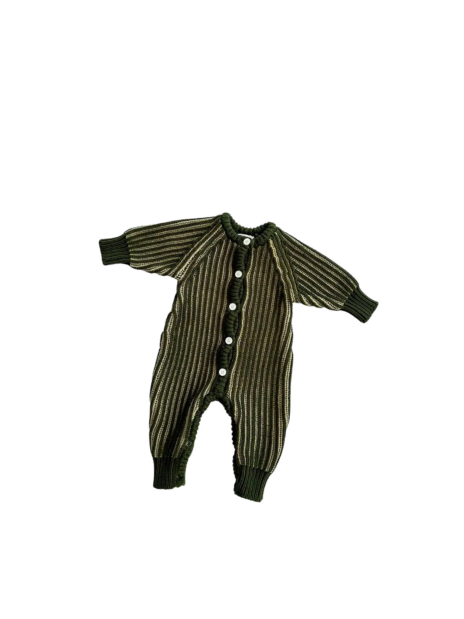 Classic Knit Romper - Pesto-Clothing & Accessories-Ziggy Lou-The Bay Room