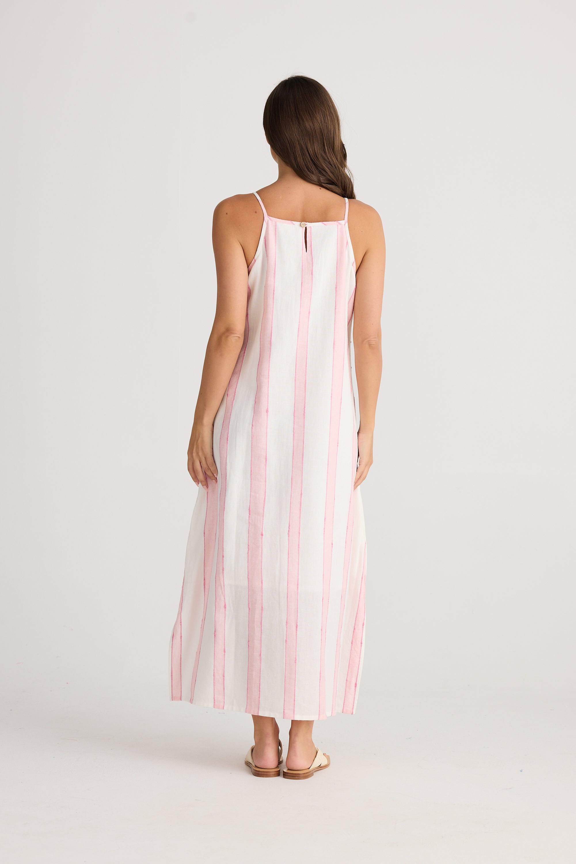 Cliffside Maxi Dress - Candy Stripe-Dresses-Holiday-The Bay Room