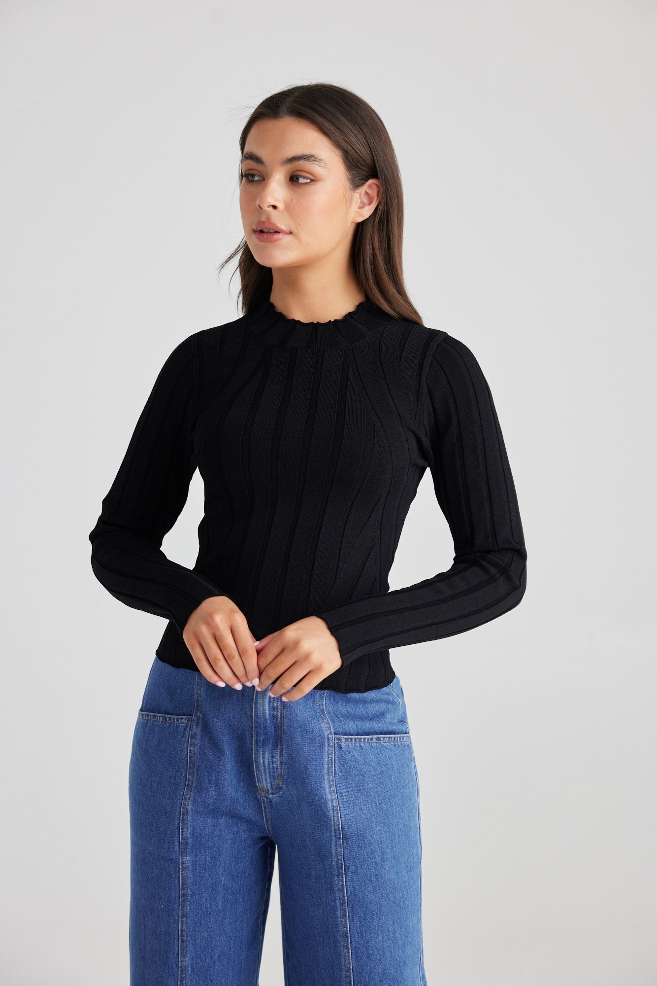 Clover Top - Black-Tops-Daisy Says-The Bay Room