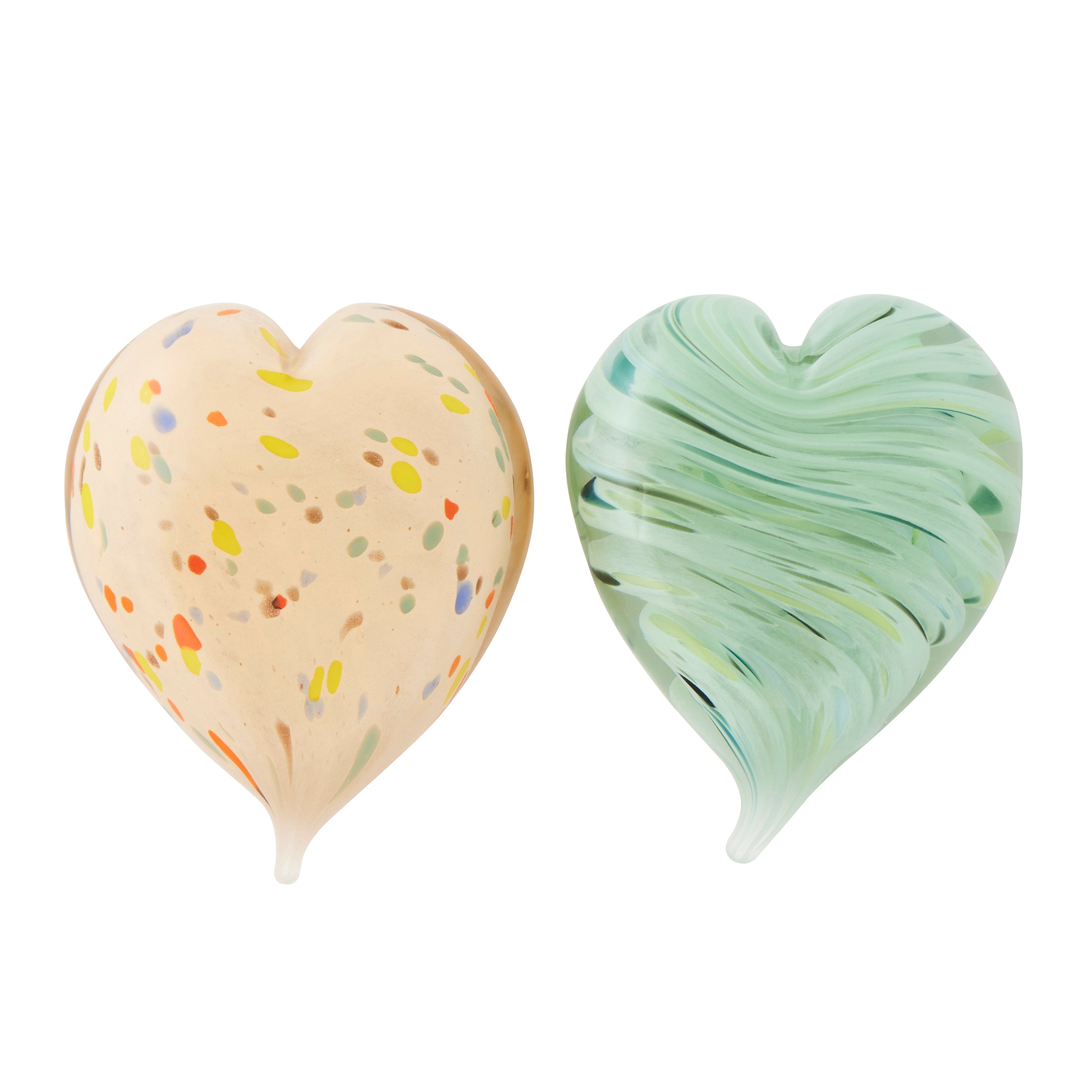 Coeur Glass Heart Sculpture 9.5x8cm-Decor Items-Coast To Coast Home-The Bay Room