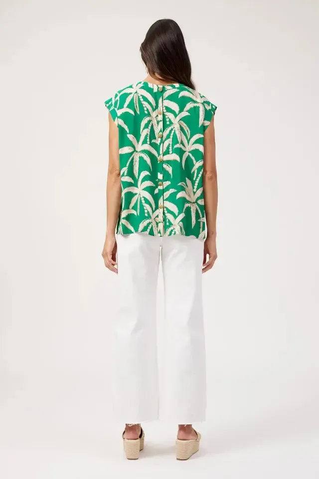 Congo Button Top - Palm-Tops-Haven-The Bay Room