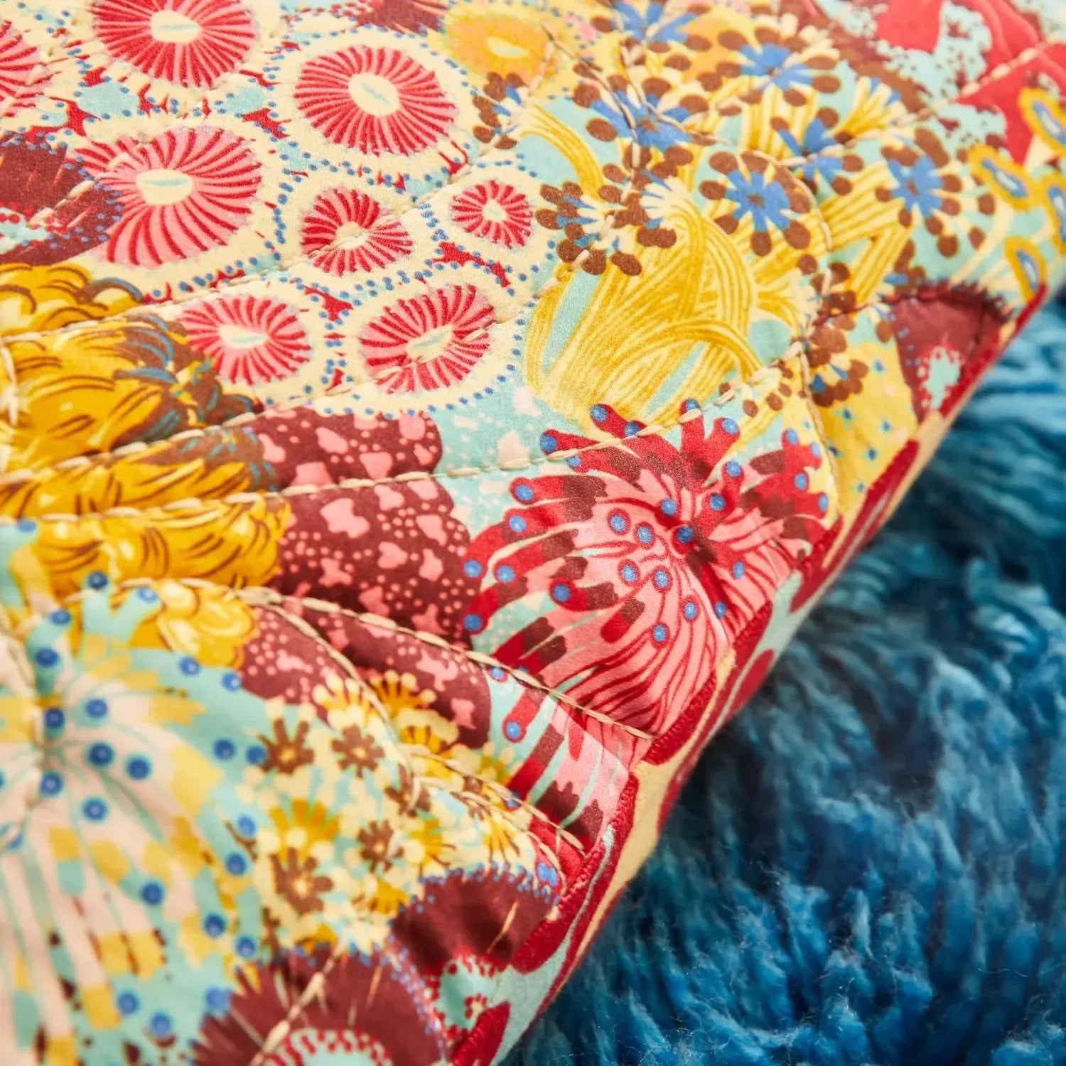 Cora Quilted Cushion - Pearl-Soft Furnishings-Sage & Clare-The Bay Room