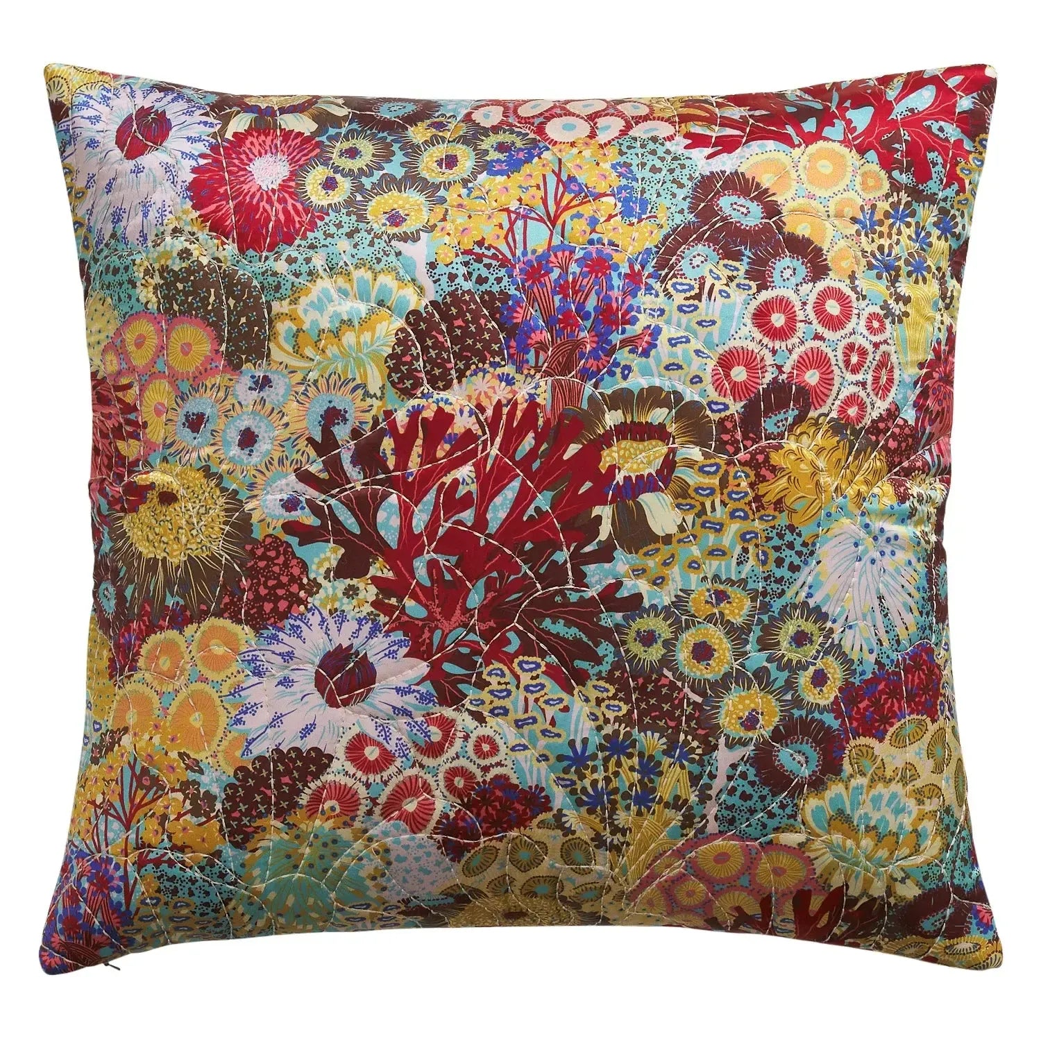 Cora Quilted Cushion - Pearl-Soft Furnishings-Sage & Clare-The Bay Room