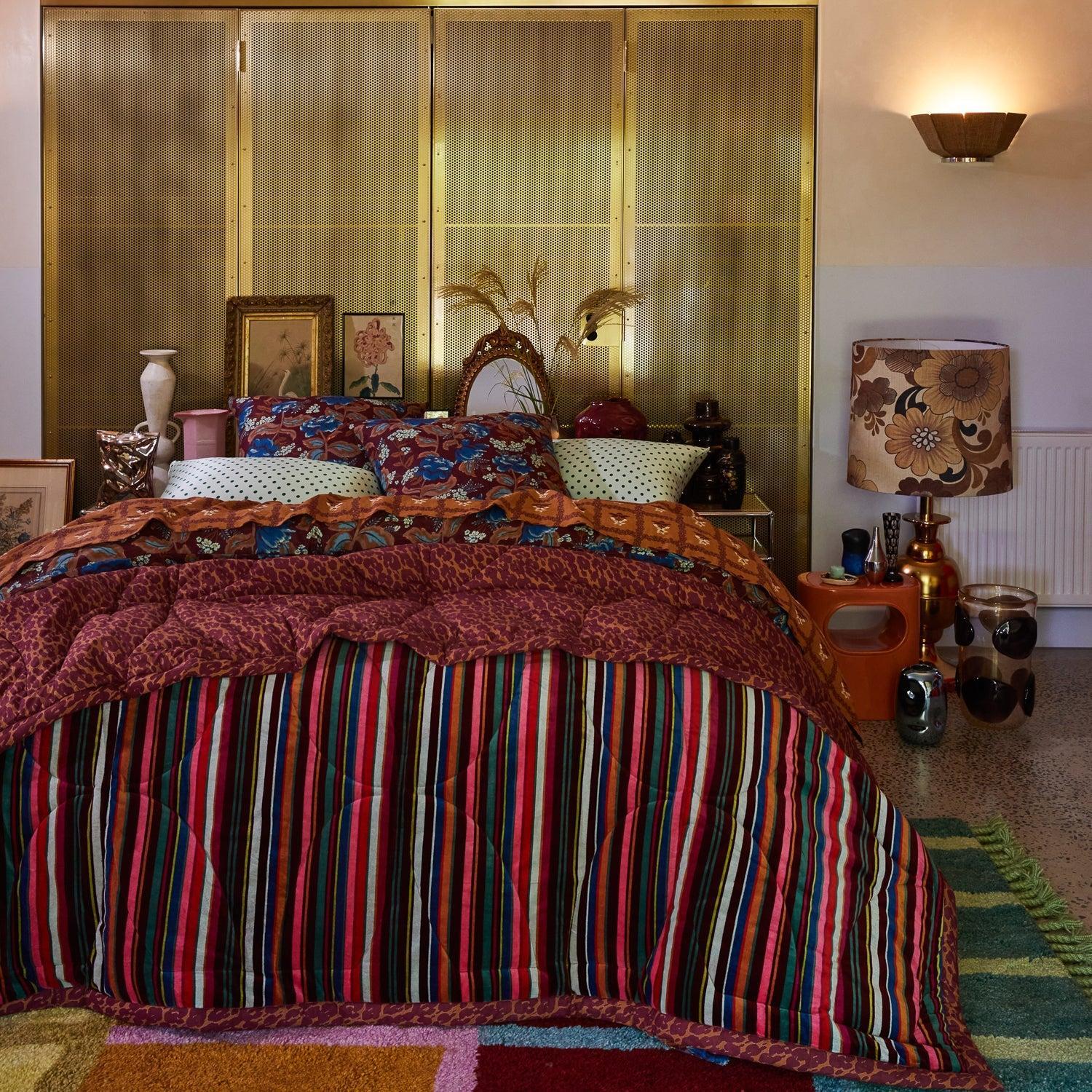 Corinne Velvet Bedcover-Soft Furnishings-Sage & Clare-The Bay Room
