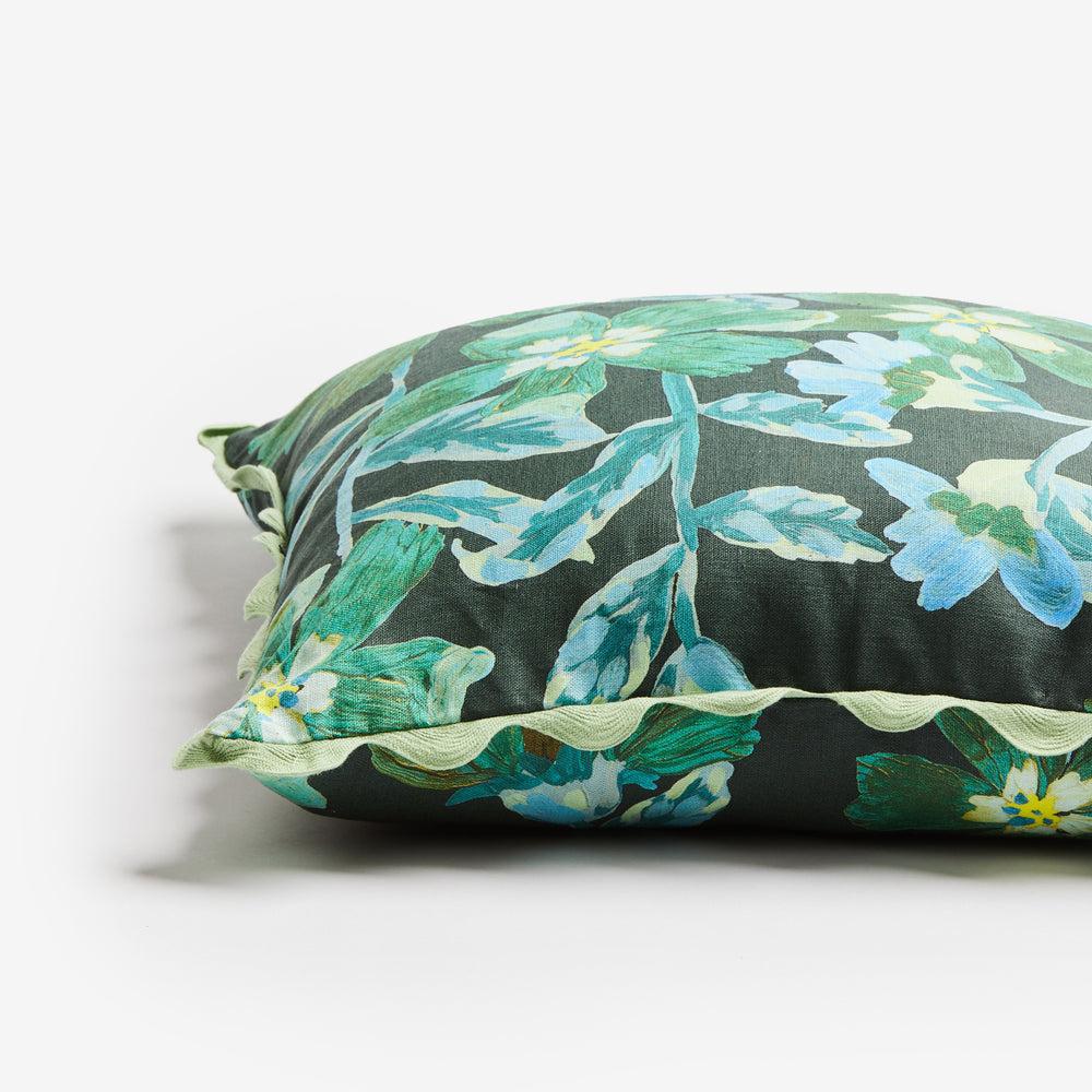 Cosmos Green 50cm Cushion-Soft Furnishings-Bonnie & Neil-The Bay Room