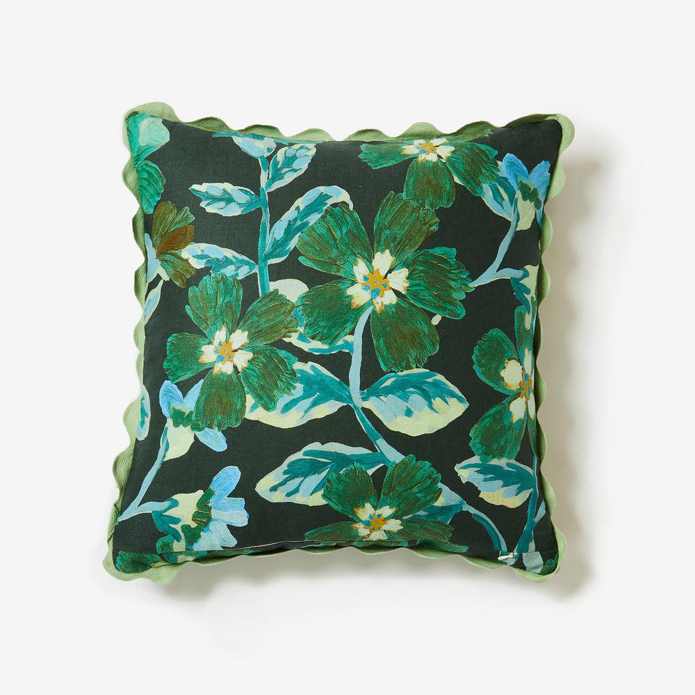 Cosmos Green 50cm Cushion-Soft Furnishings-Bonnie & Neil-The Bay Room