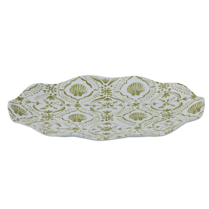 Costiera Melamine Platter 41x29cm Olive-Dining & Entertaining-Coast To Coast Home-The Bay Room