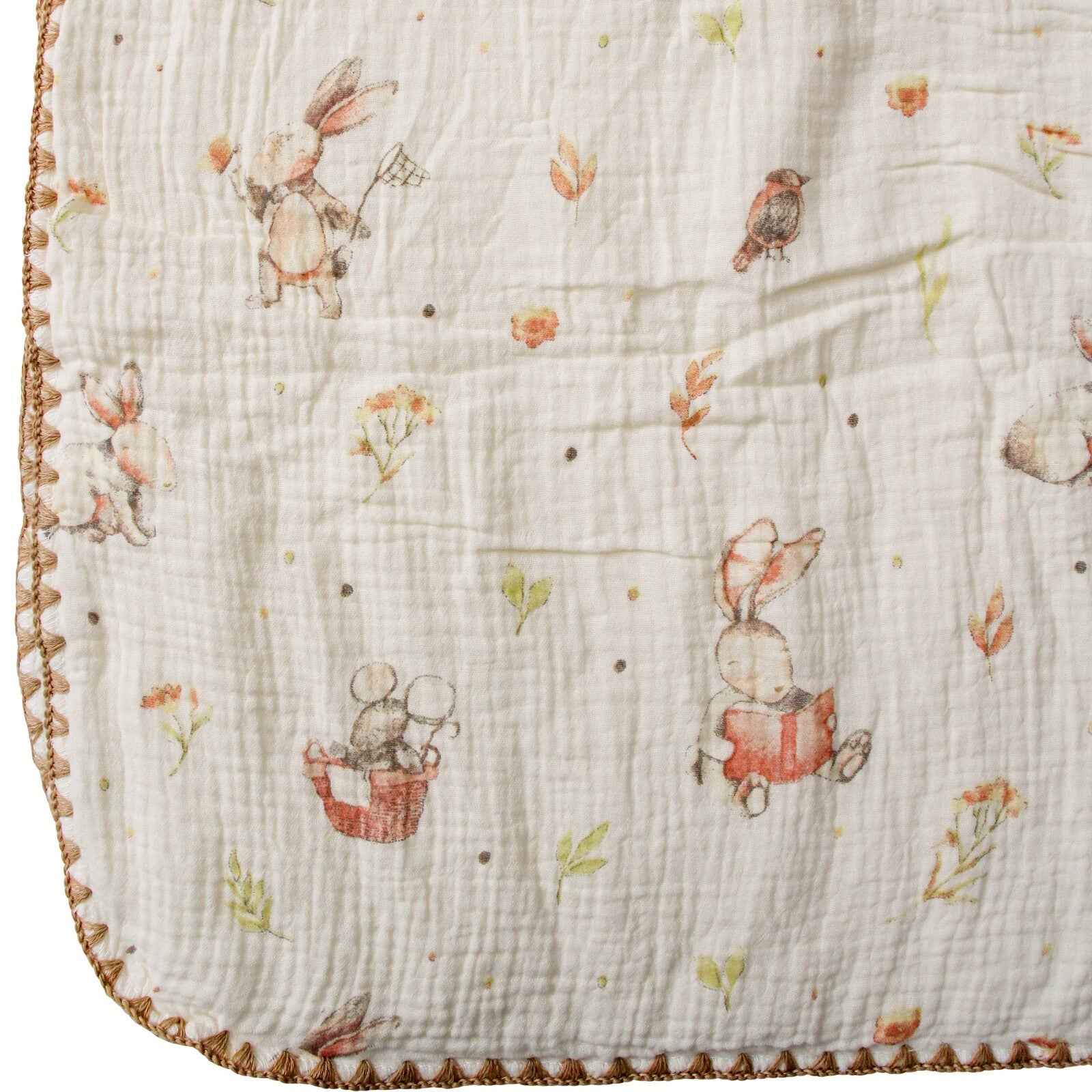 Cot Blanket Bunny Stories-Nursery & Nurture-Lavida-The Bay Room