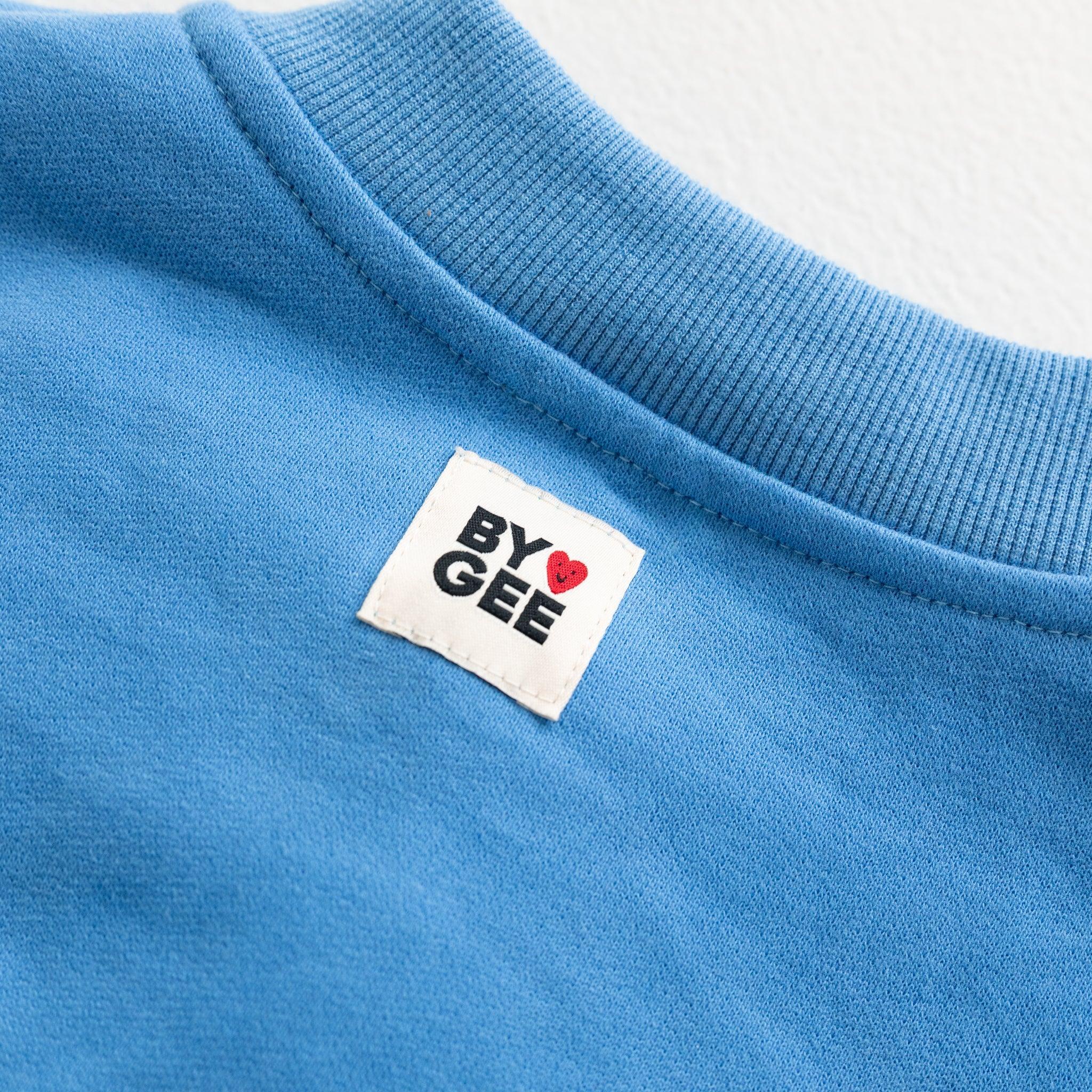 Cotton Boxy Sweatshirt - Bluebird-Clothing & Accessories-BY GEE-The Bay Room