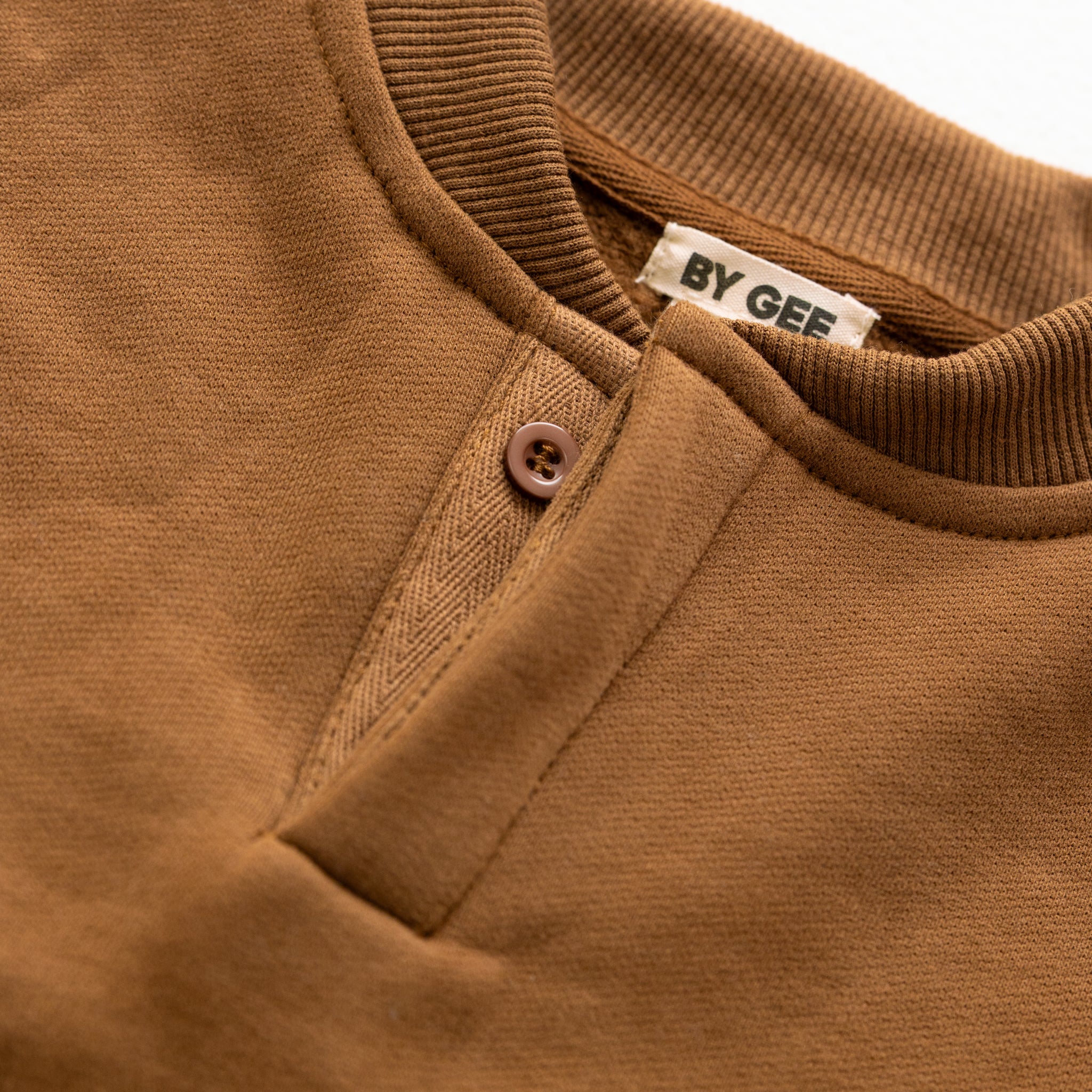 Cotton Boxy Sweatshirt - Chocolate-Clothing & Accessories-BY GEE-The Bay Room
