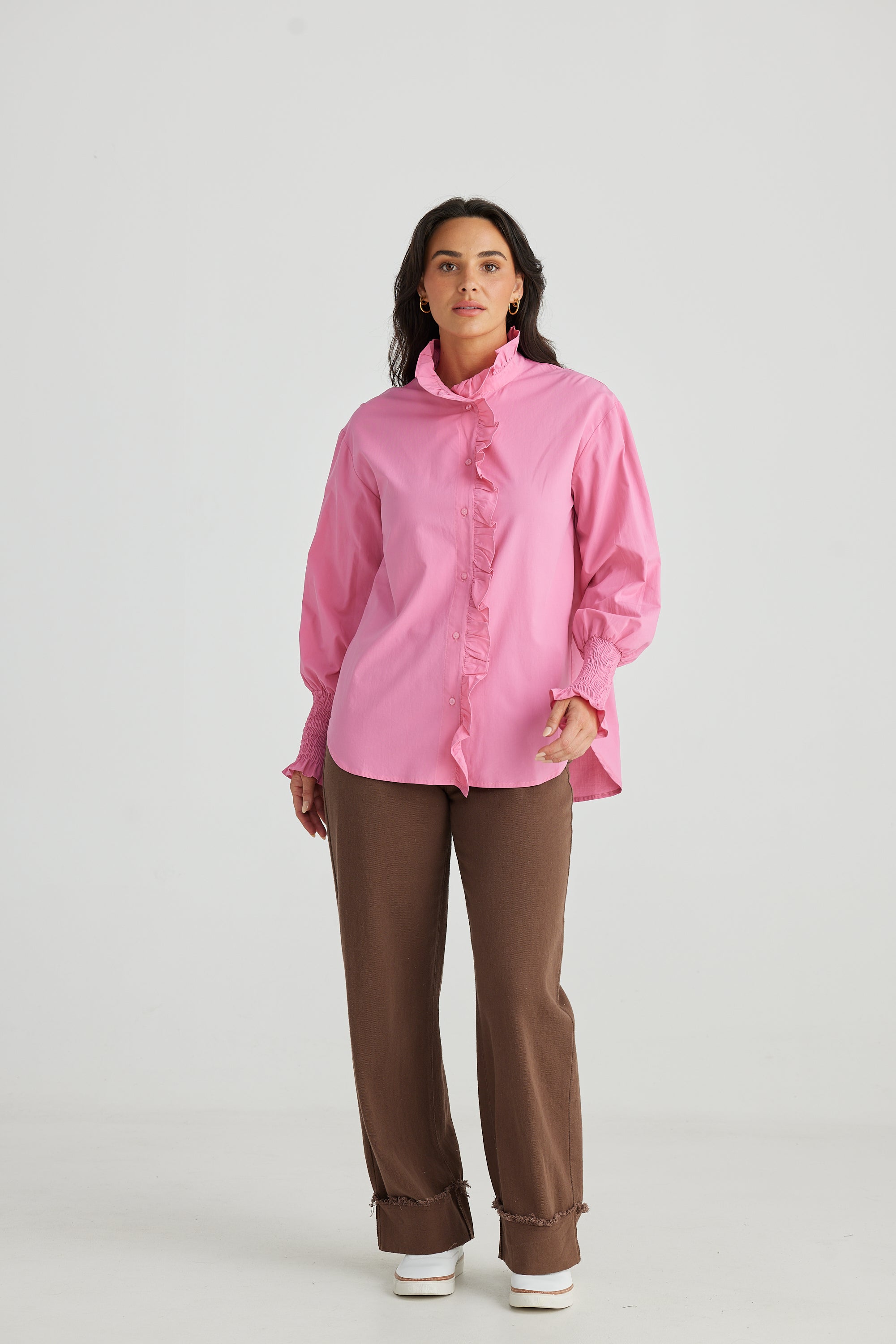 Countess Shirt - Pink-Tops-Brave & True-The Bay Room