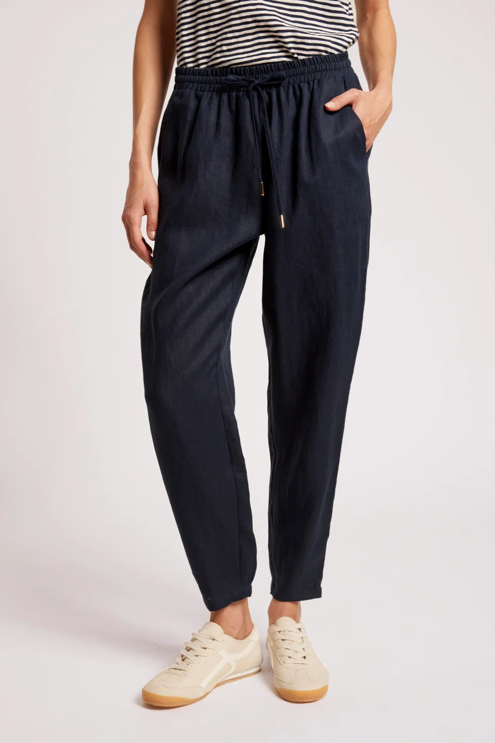 Cove Pant - Indigo-Pants-Eb & Ive-The Bay Room
