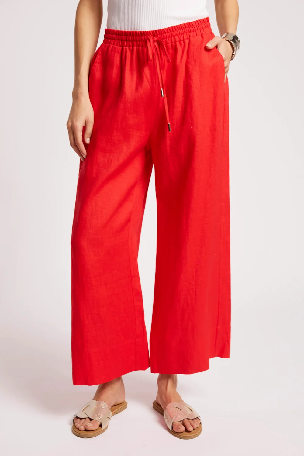 Cove Relaxed Pant - Aperol-Pants-Eb & Ive-The Bay Room