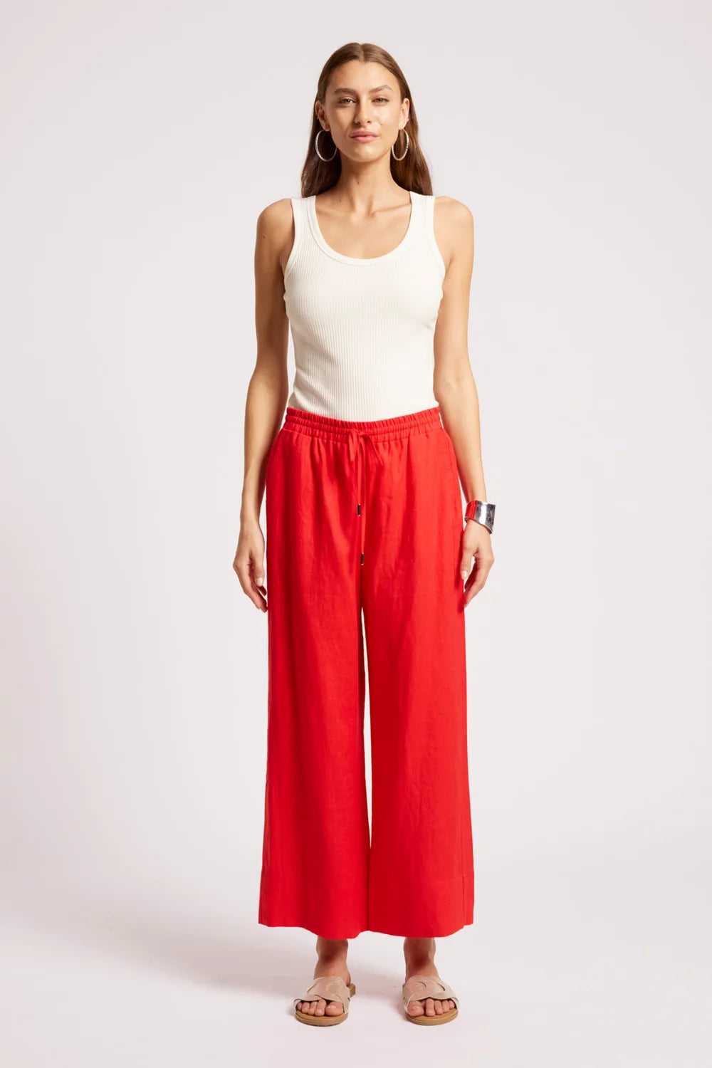 Cove Relaxed Pant - Aperol-Pants-Eb & Ive-The Bay Room