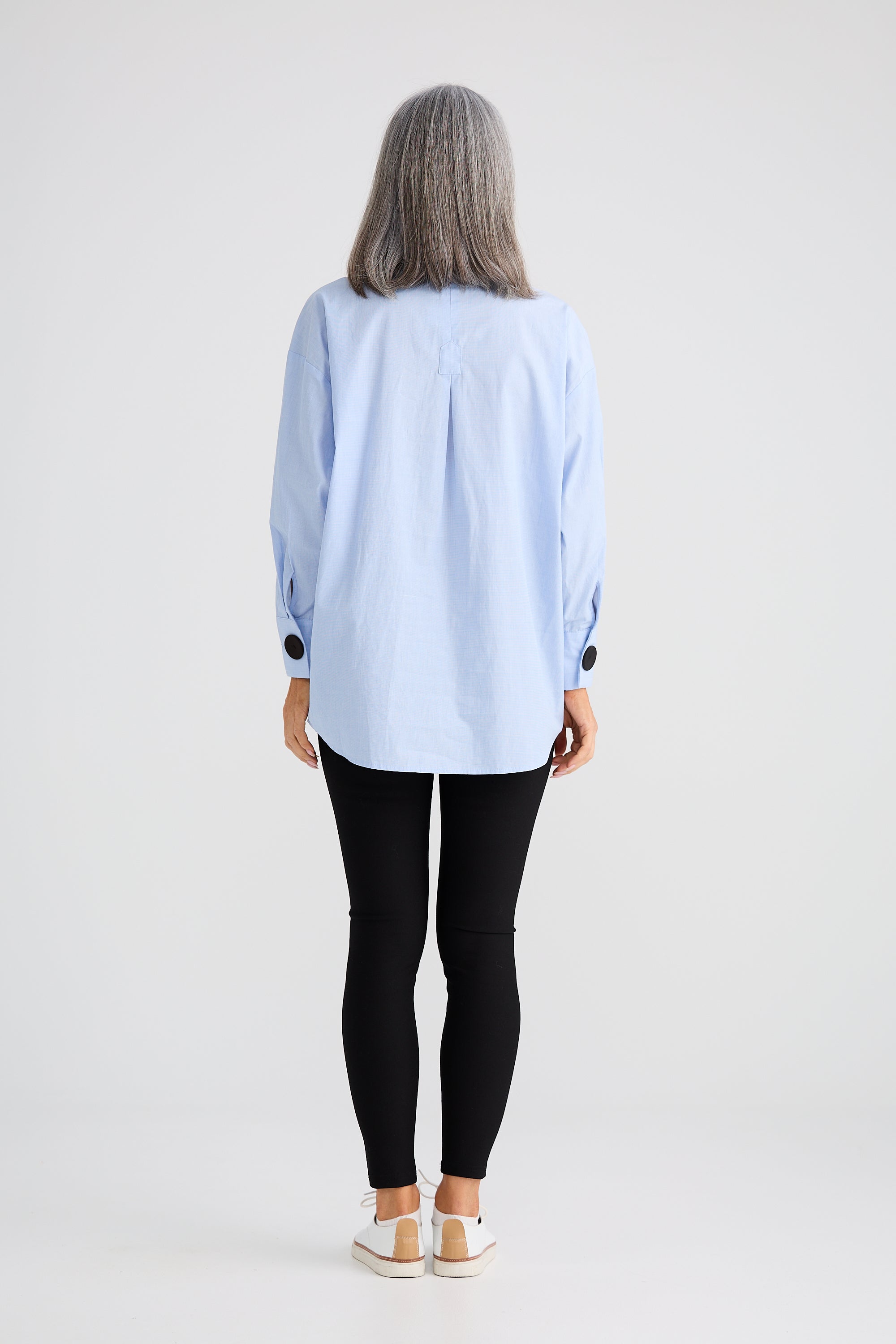 Coventry Overshirt - Blue-Tops-Brave & True-The Bay Room
